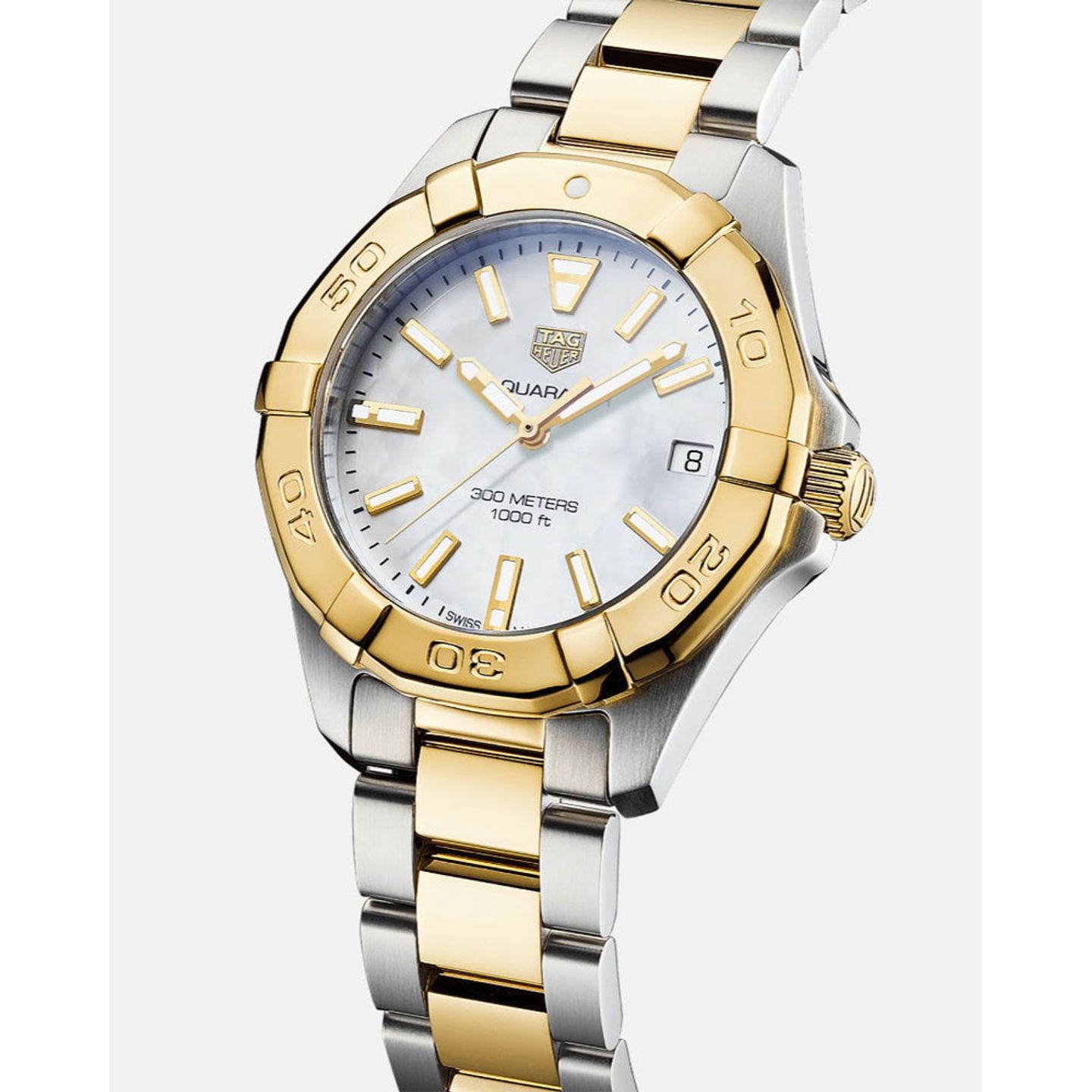 TAG Heuer Aquaracer Lady WBD1320.BB0320 (2025) - White dial 32 mm Steel case (1/1)