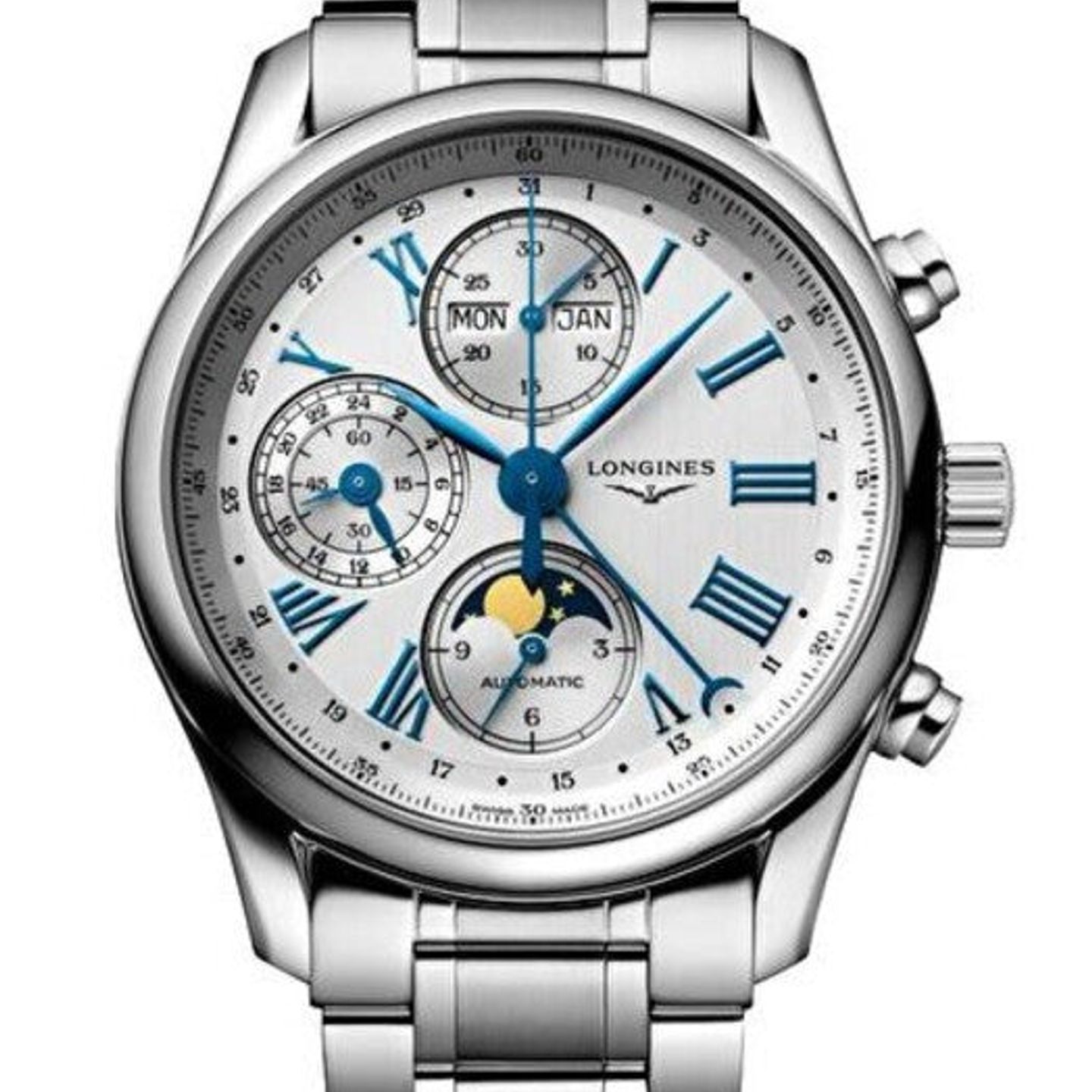 Longines Master Collection L2.673.4.71.6 (2026) - Zilver wijzerplaat 40mm Staal (1/1)