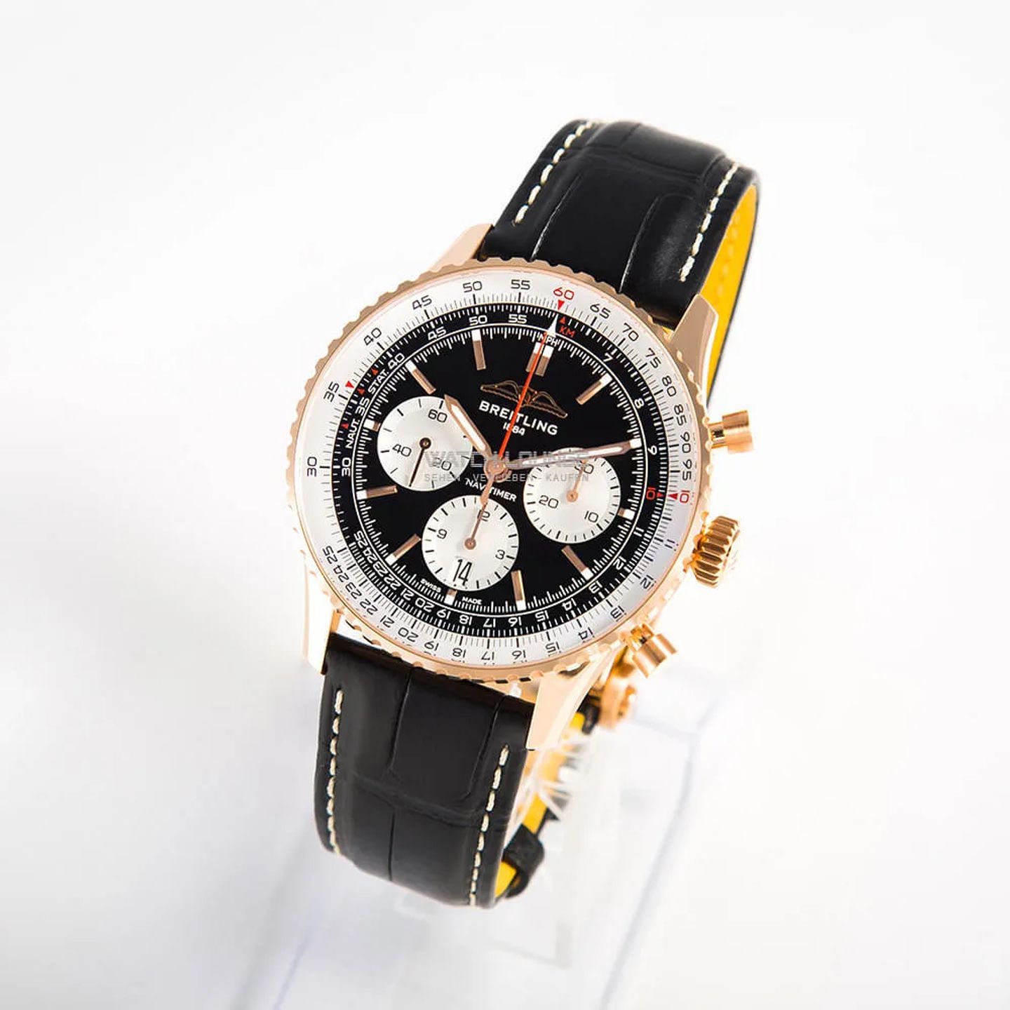 Breitling Navitimer 1 B01 Chronograph RB0138211B1P1 (2026) - Black dial 43 mm Red Gold case (5/8)