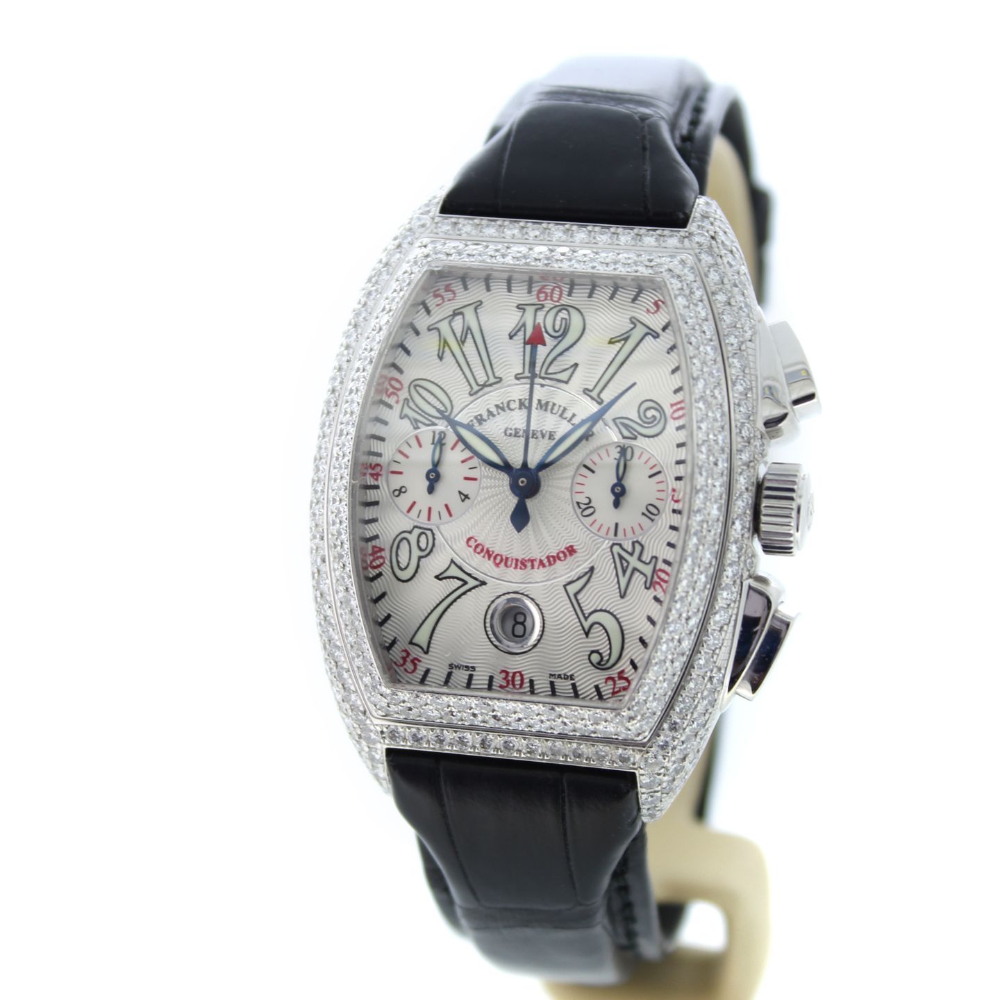Franck Muller Conquistador 8002 CCD (2009) - Wit wijzerplaat 48mm Witgoud (1/6)