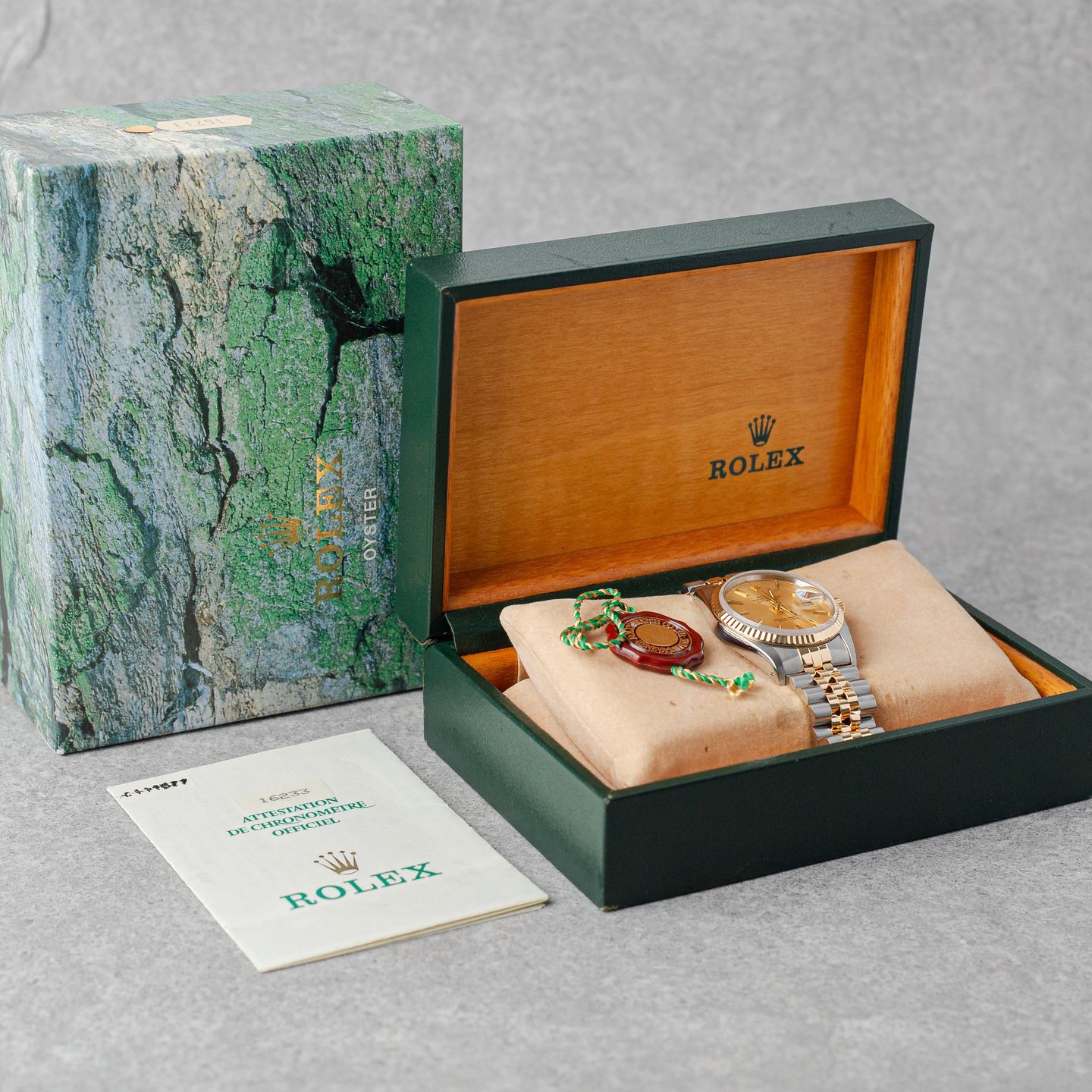 Rolex Datejust 36 16233 (1989) - 36mm Goud/Staal (3/8)