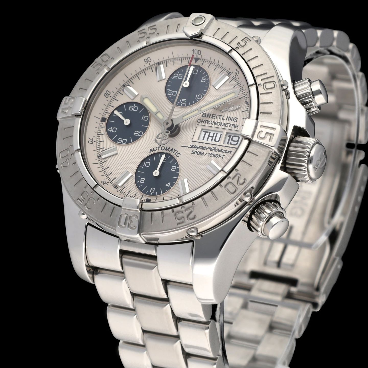 Breitling Superocean Chronograph II A13340 (2006) - 42 mm Steel case (7/8)