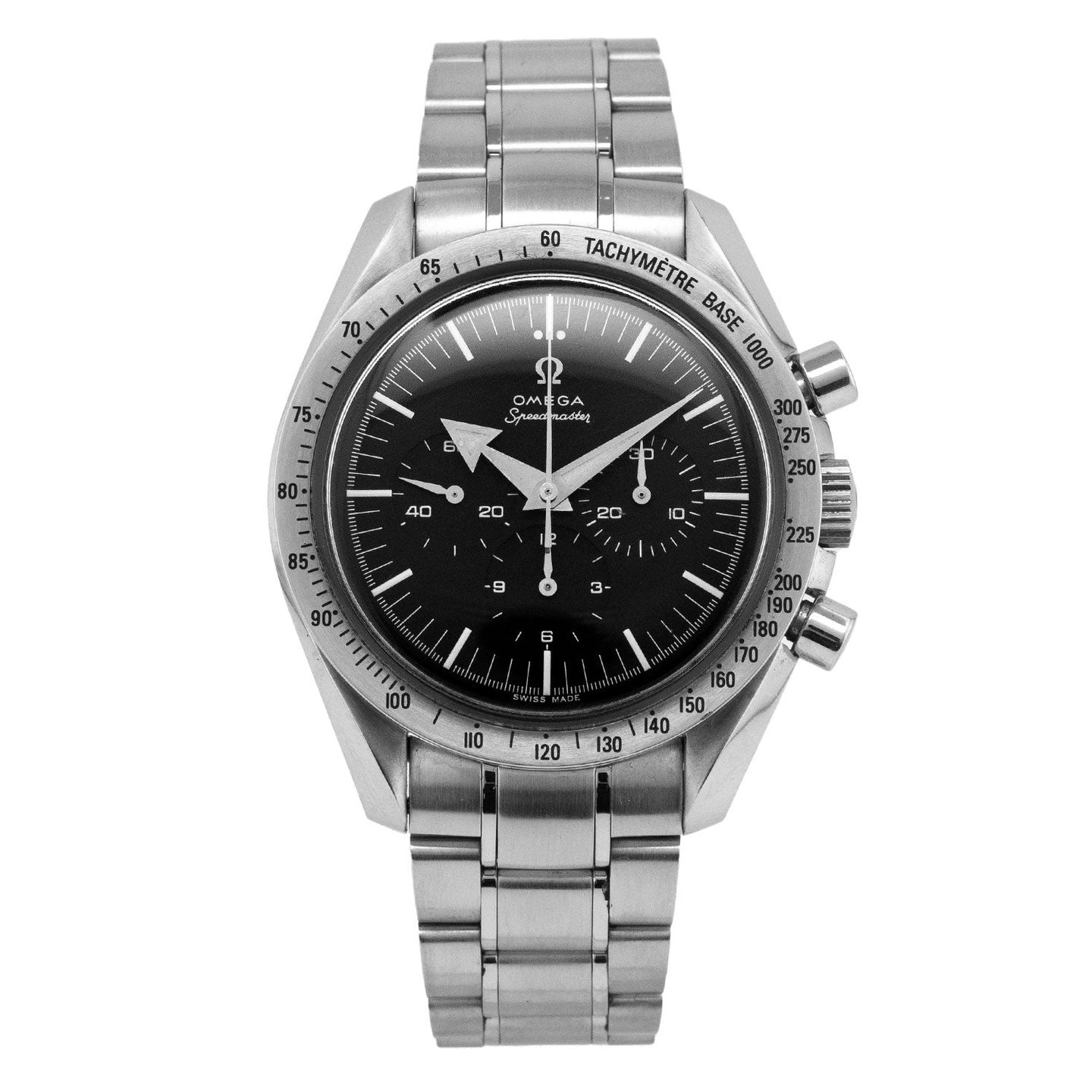 Omega Speedmaster Broad Arrow 3594.50.00 (2013) - Zwart wijzerplaat 42mm Staal (1/6)