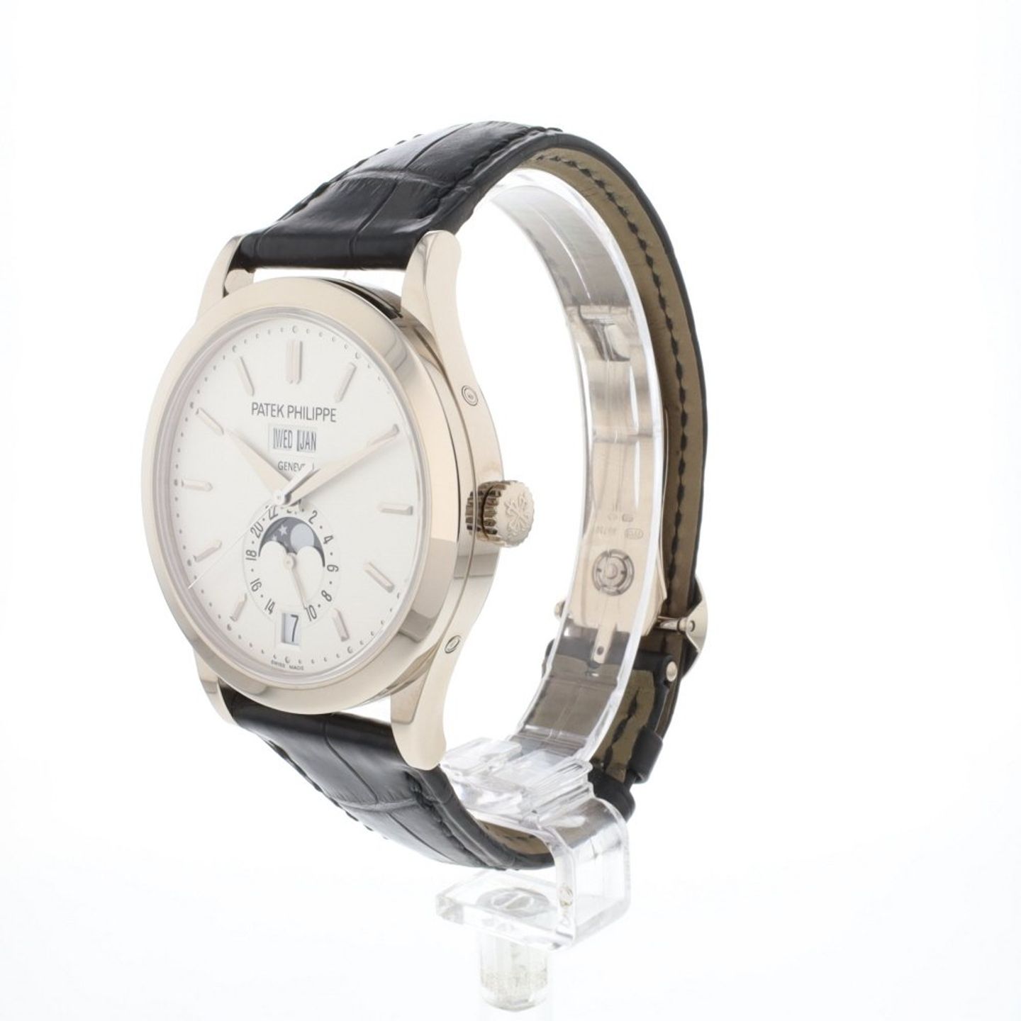 Patek Philippe Annual Calendar 5396G-011 (2021) - Silver dial 39 mm White Gold case (2/6)