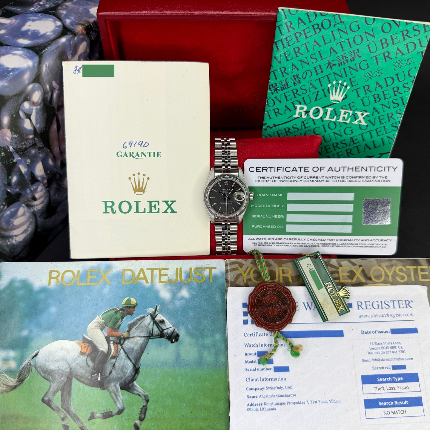 Rolex Oyster Perpetual Lady Date 69190 - (3/8)