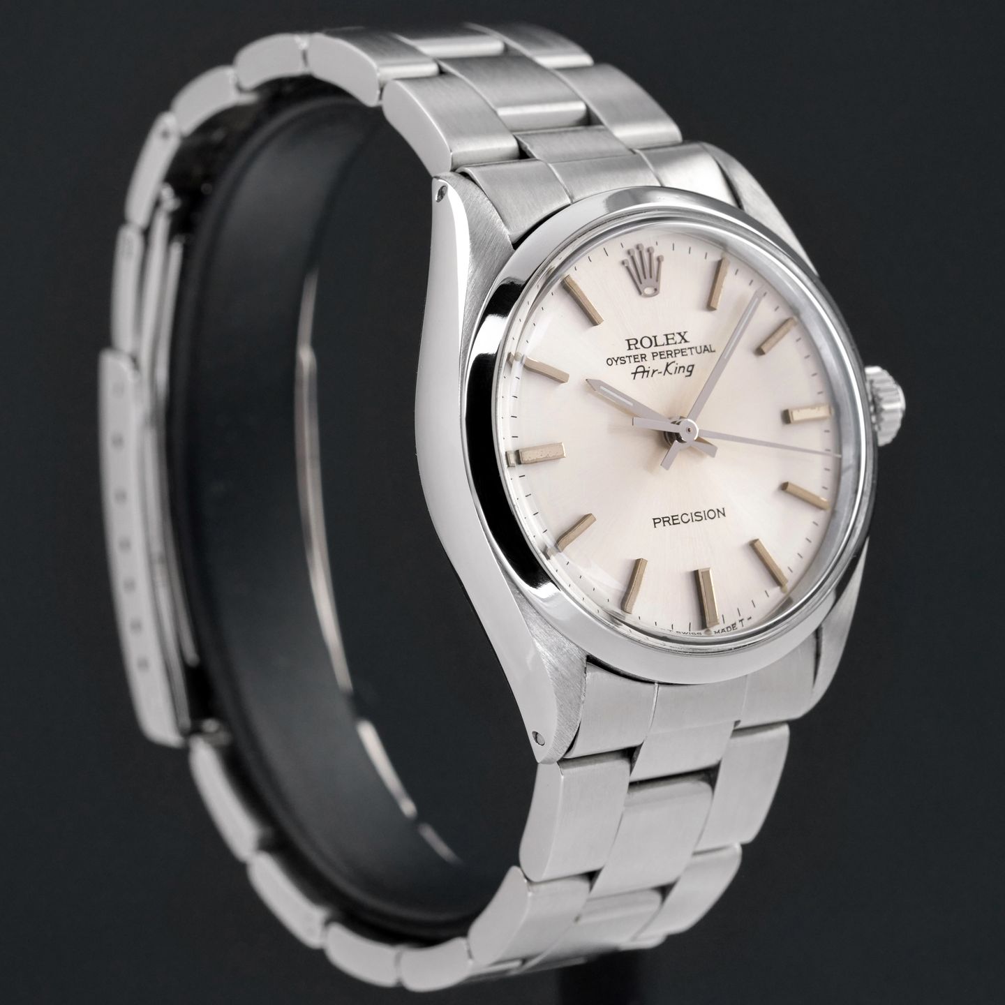 Rolex Air-King 5500 (1986) - 34mm Staal (4/7)