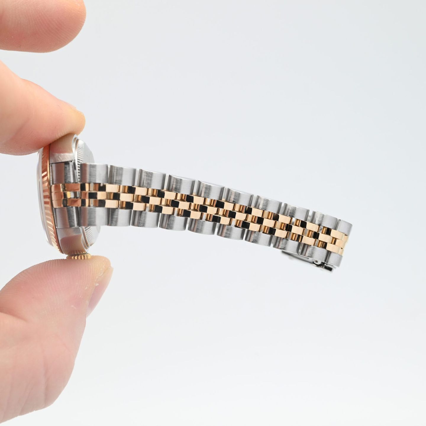 Rolex Lady-Datejust 69173 (1996) - Wit wijzerplaat 26mm Goud/Staal (7/7)