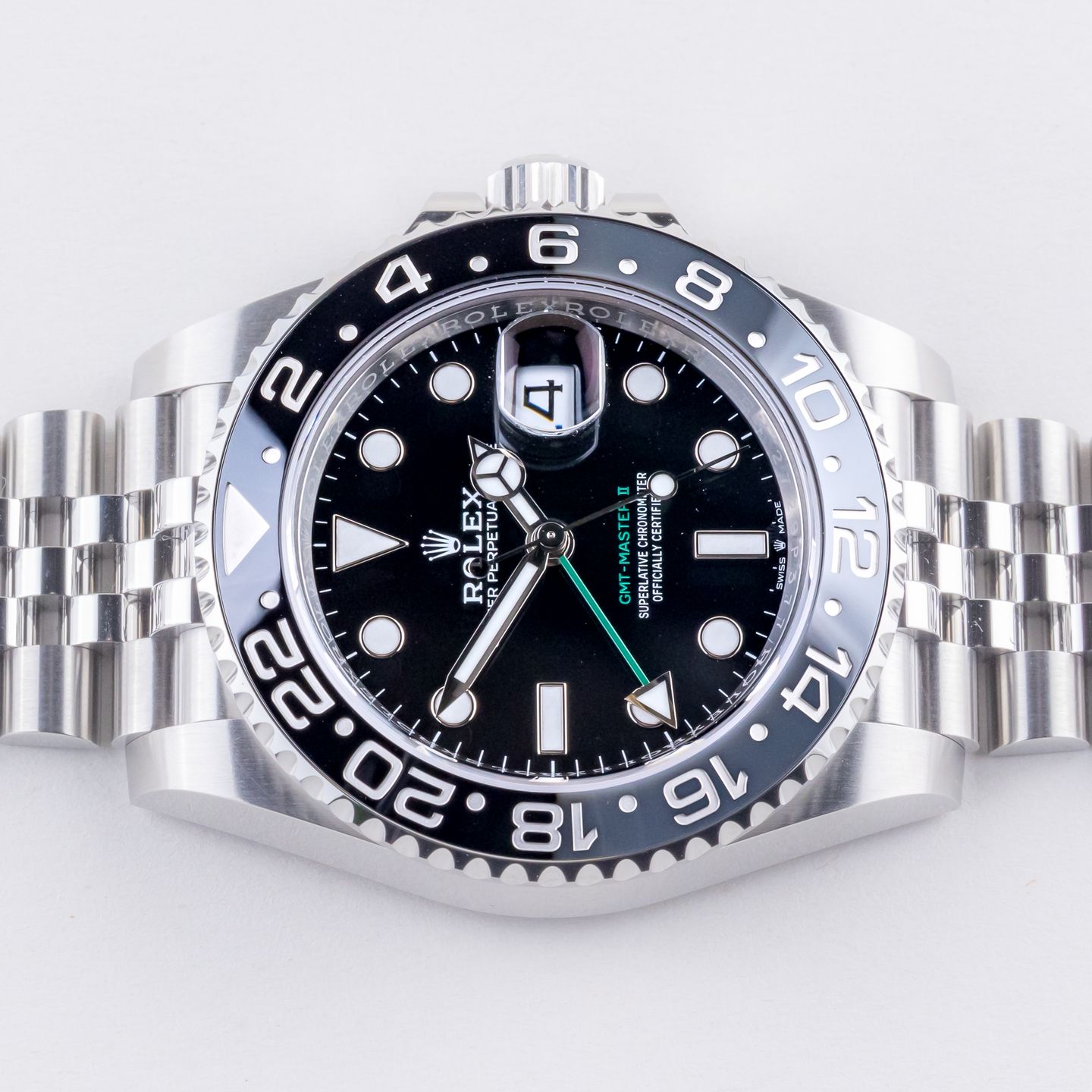 Rolex GMT-Master II 126710GRNR (2025) - Zwart wijzerplaat 40mm Staal (5/8)