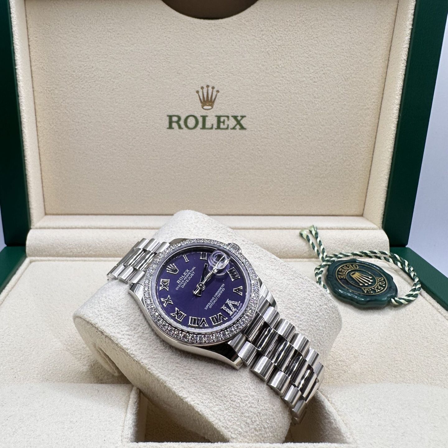 Rolex Datejust 31 278289RBR (2022) - Paars wijzerplaat 31mm Witgoud (4/5)