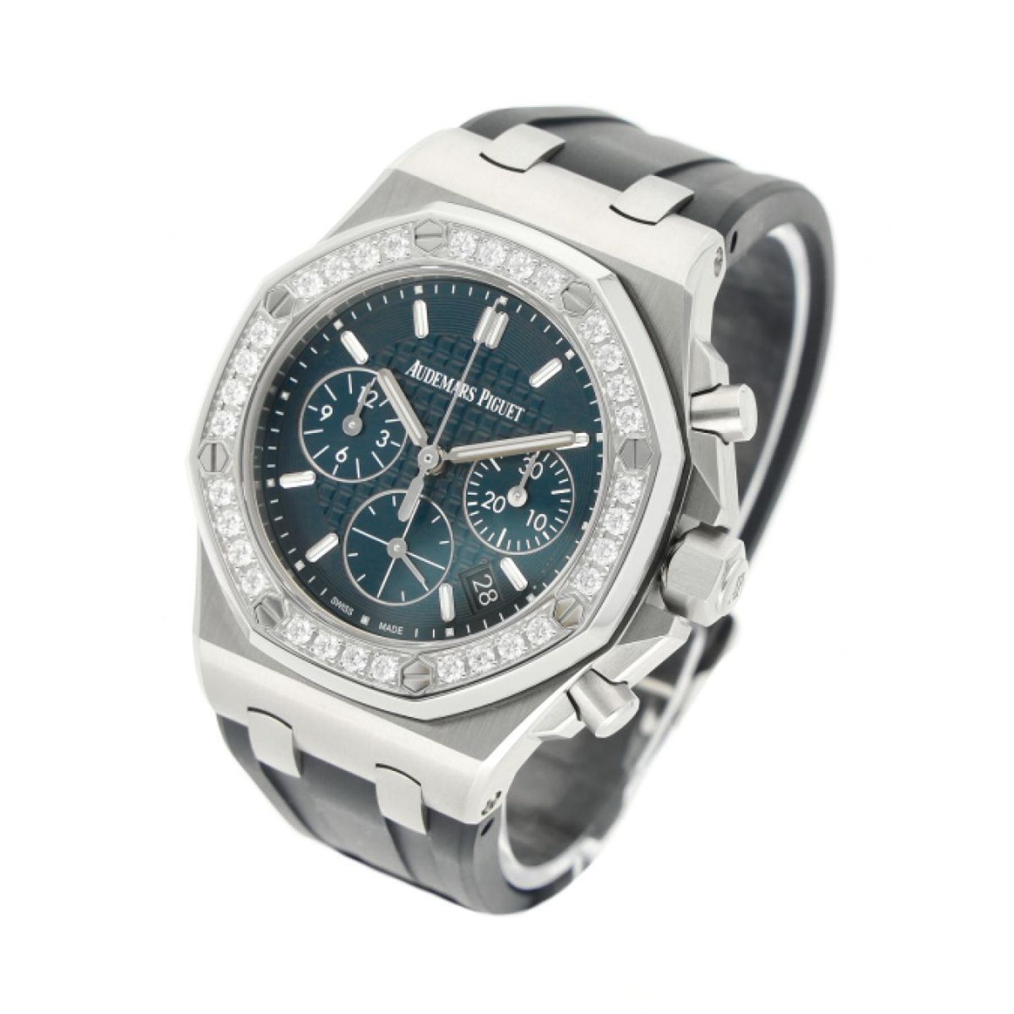 Audemars Piguet Royal Oak Offshore Lady 26231ST.ZZ.D027CA.01 (2022) - Blue dial 37 mm Steel case (2/5)