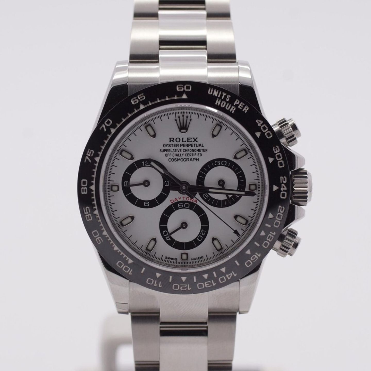 Rolex Daytona 116500LN (2018) - Wit wijzerplaat 40mm Staal (3/8)