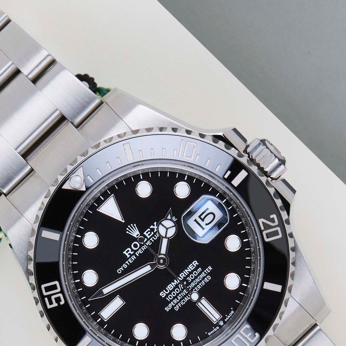 Rolex Submariner Date 126610LN (2025) - Zwart wijzerplaat 41mm Staal (3/8)