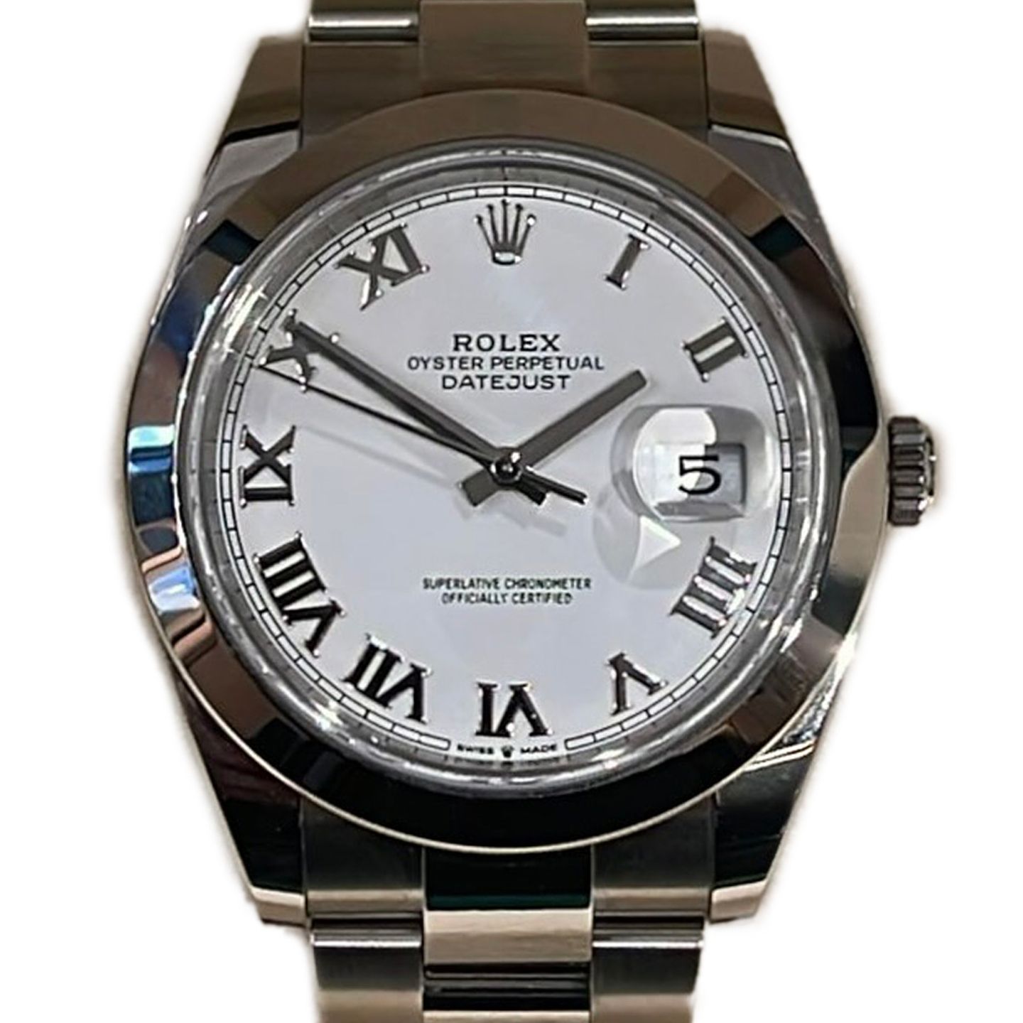 Rolex Datejust 41 126300 (2024) - White dial 41 mm Steel case (1/1)
