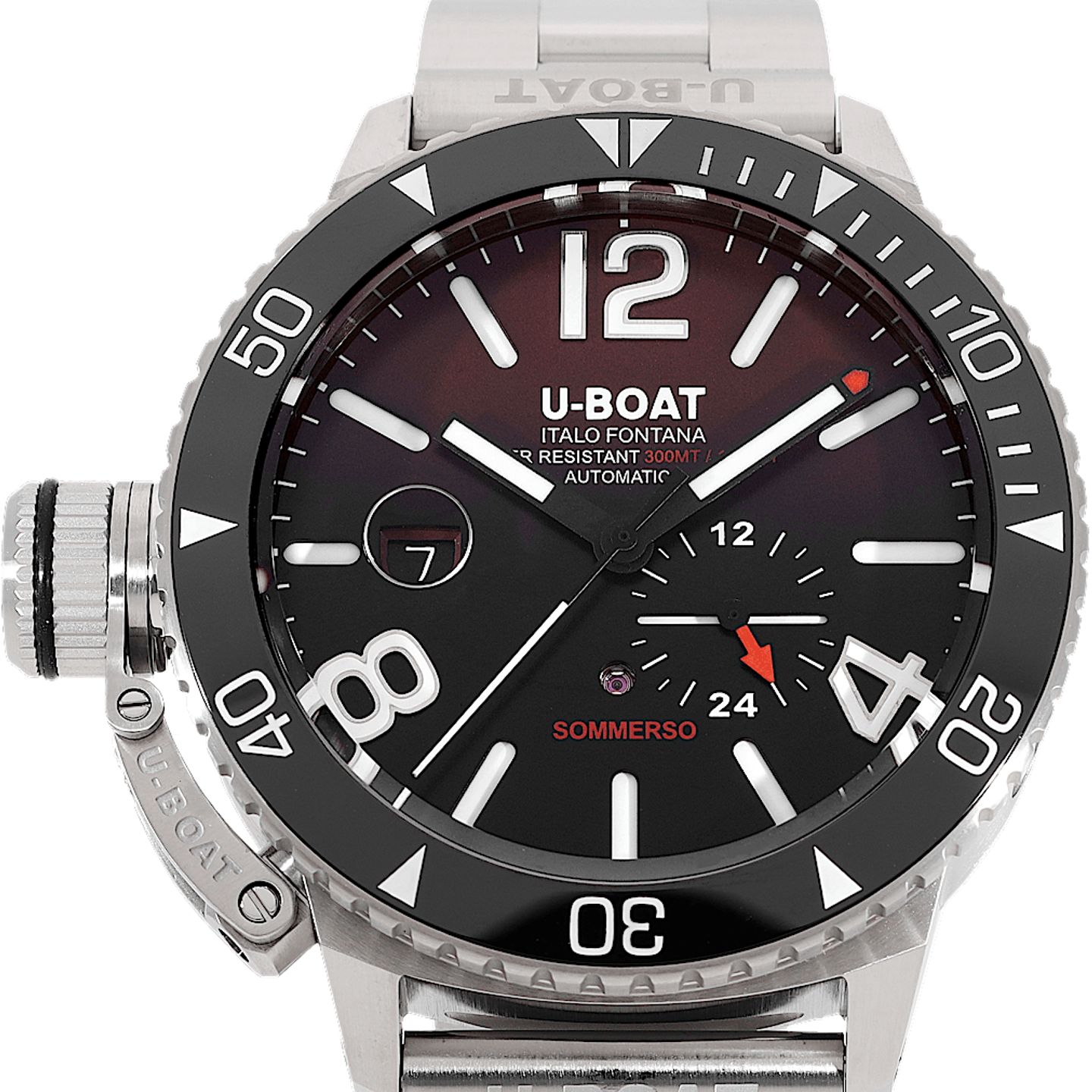 U-Boat Unknown 9521/MT (2024) - Rood wijzerplaat 46mm Staal (1/5)