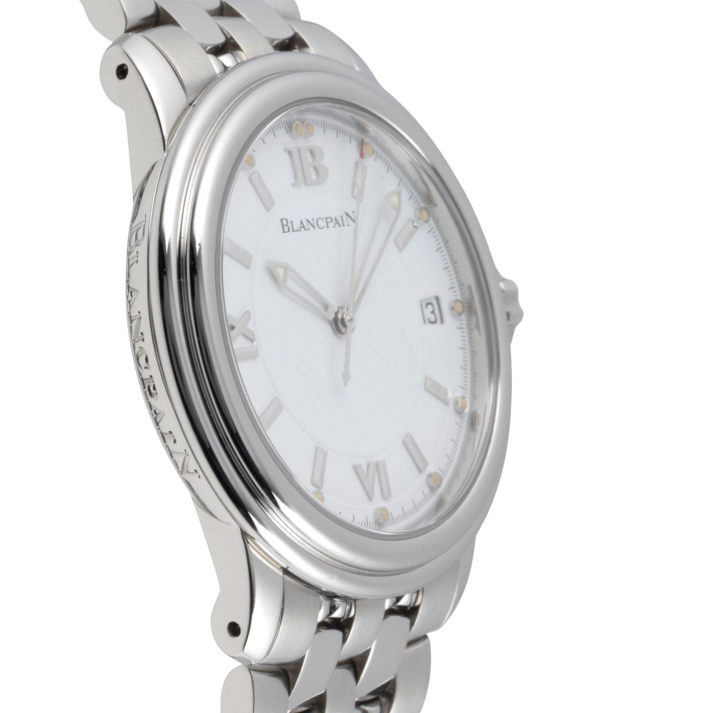 Blancpain Léman Ultra Slim 2100-1127-11 (1995) - Wit wijzerplaat 39mm Staal (7/8)