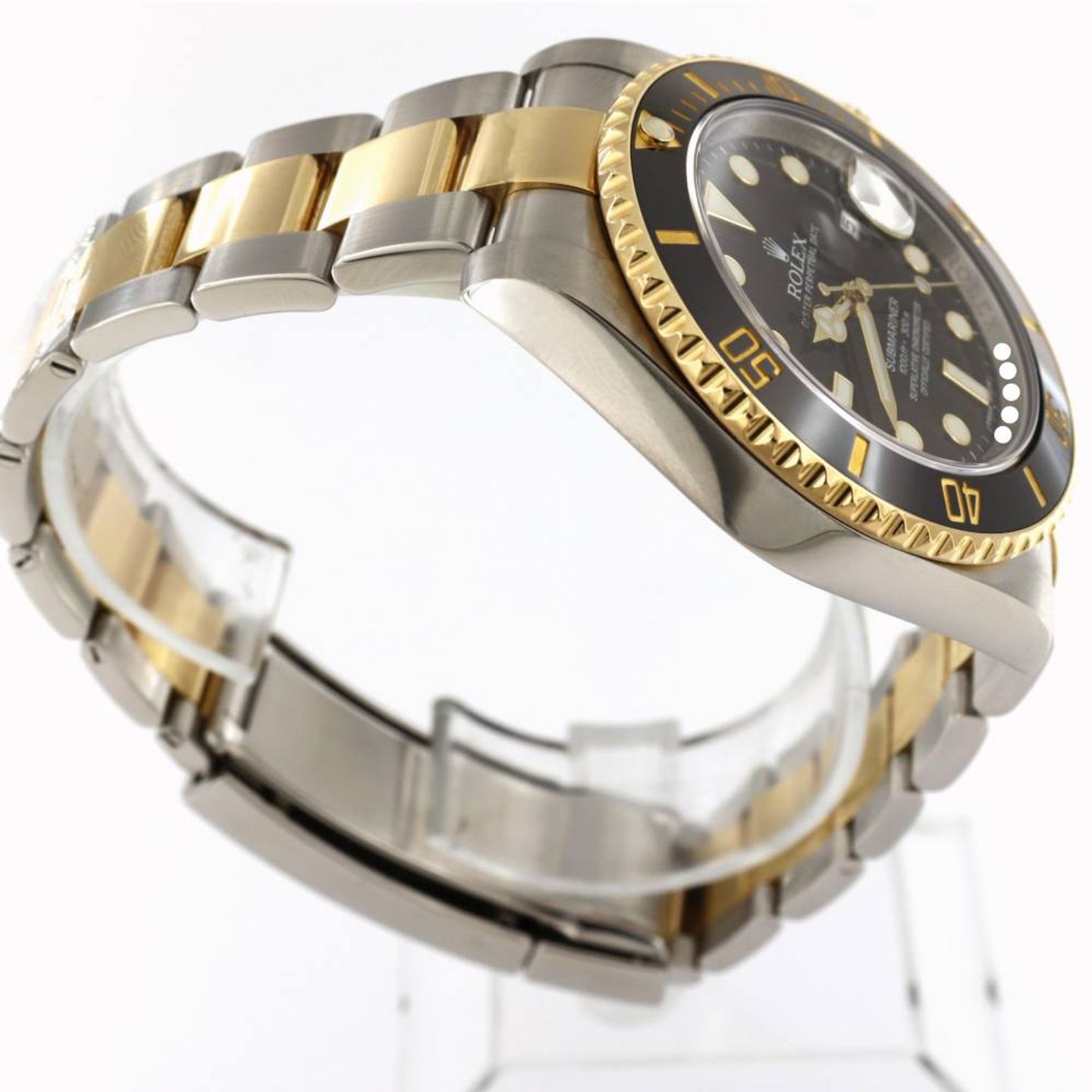 Rolex Submariner Date 116613LN (2015) - Black dial 40 mm Gold/Steel case (3/7)