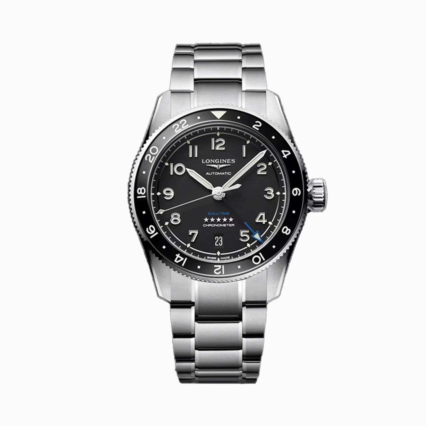 Longines Spirit L3.802.4.53.6 (2025) - Black dial 39 mm Steel case (1/1)