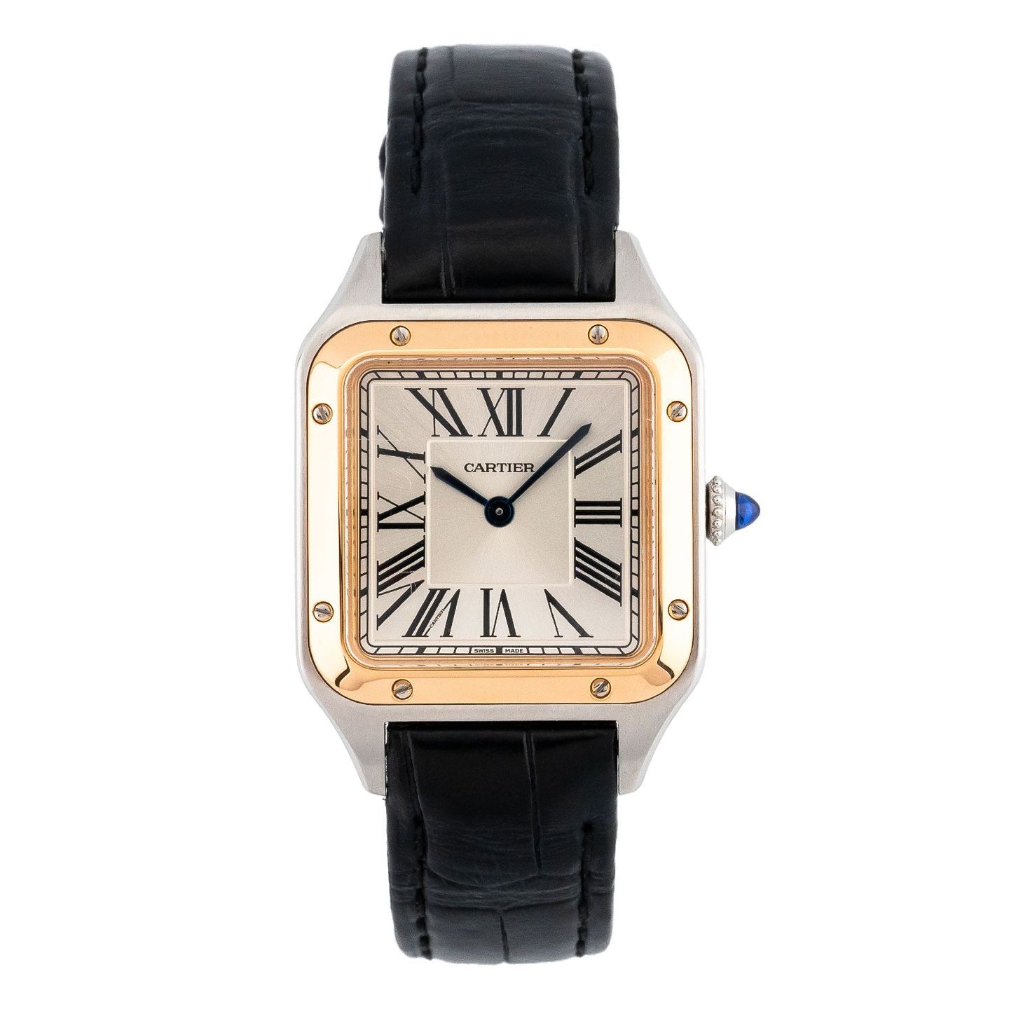 Cartier Santos Dumont W2SA0012 (2022) - Zilver wijzerplaat 28mm Staal (1/5)