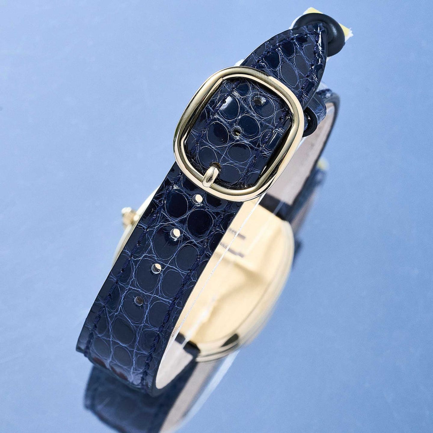 Patek Philippe Golden Ellipse 3738/100 (1992) - Blauw wijzerplaat 35mm Geelgoud (8/8)