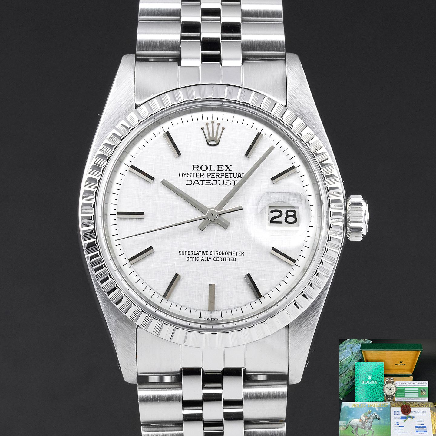 Rolex Datejust 1603 (1974) - 36 mm Steel case (1/8)