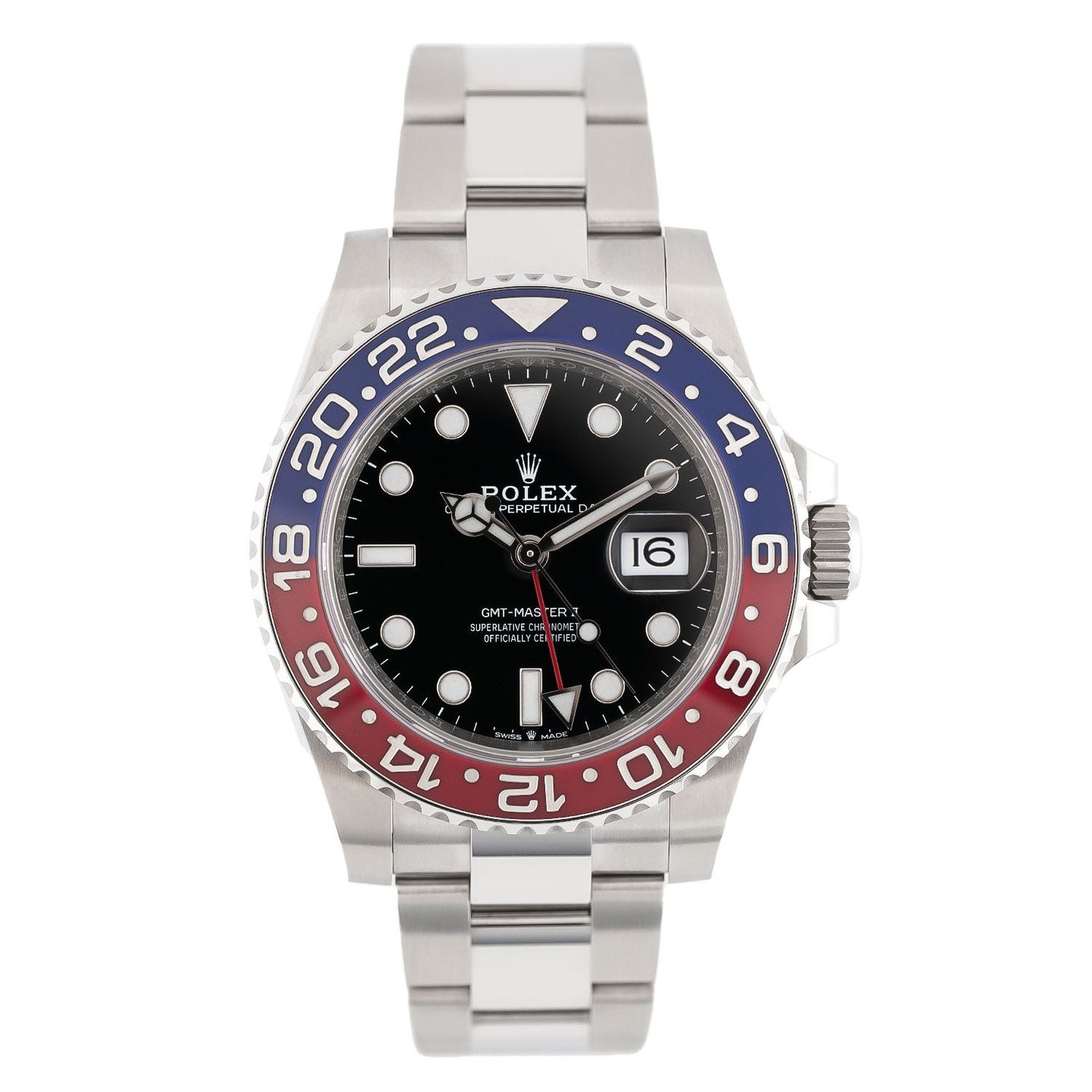 Rolex GMT-Master II 126710GRNR (2019) - Zwart wijzerplaat 40mm Staal (1/4)