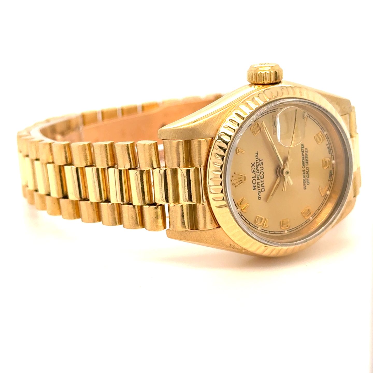 Rolex Lady-Datejust 69178 (1984) - 26 mm Yellow Gold case (3/8)