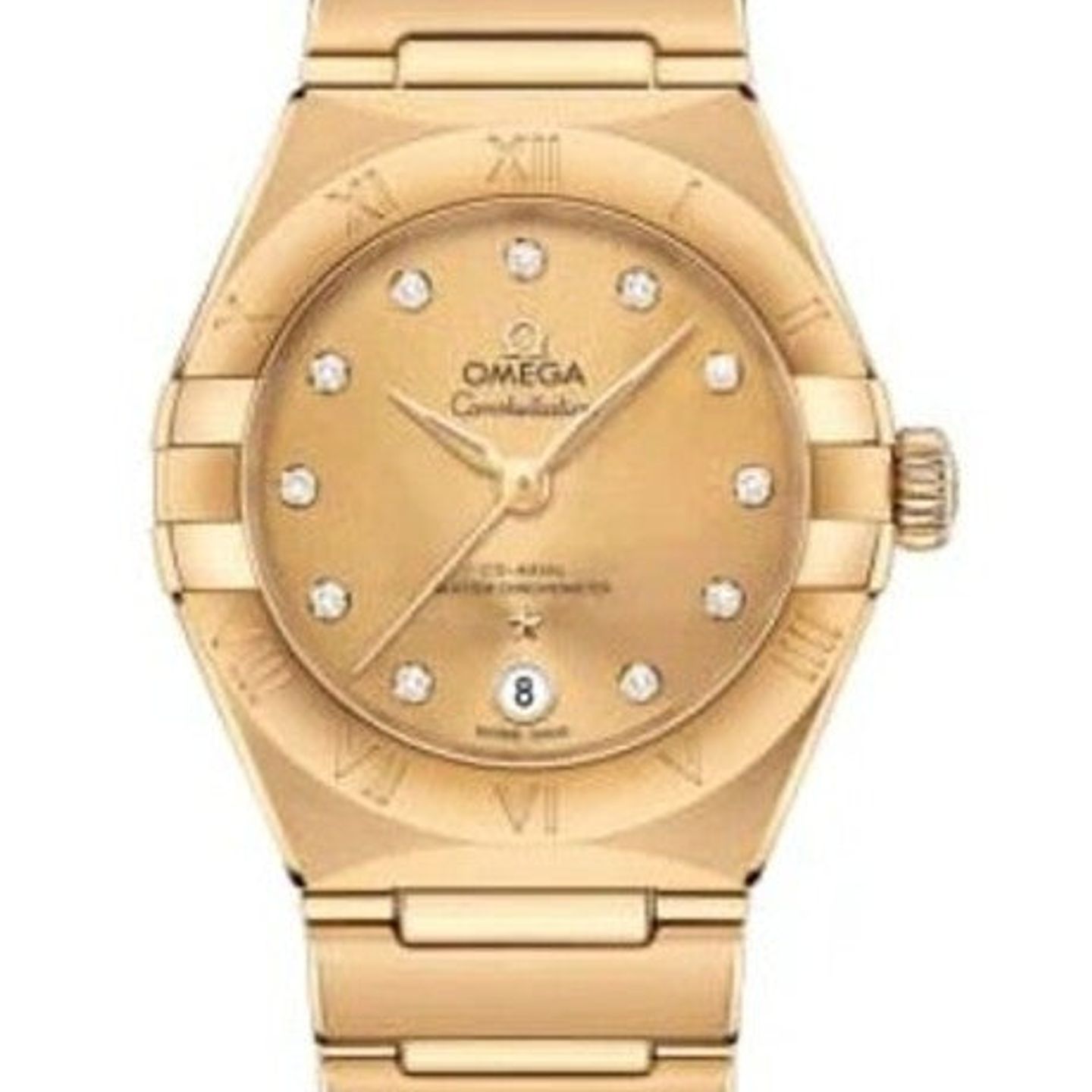 Omega Constellation 131.50.29.20.58.001 (2026) - Champagne dial 29 mm Yellow Gold case (1/1)