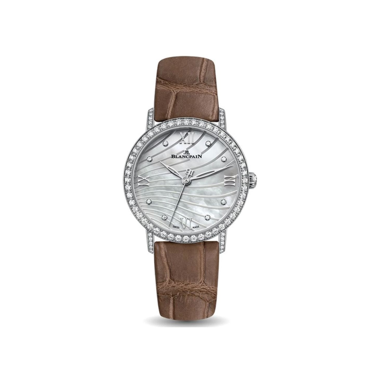 Blancpain Villeret Ultra-Slim 6104-4654-55A (2026) - Parelmoer wijzerplaat 30mm Staal (1/1)