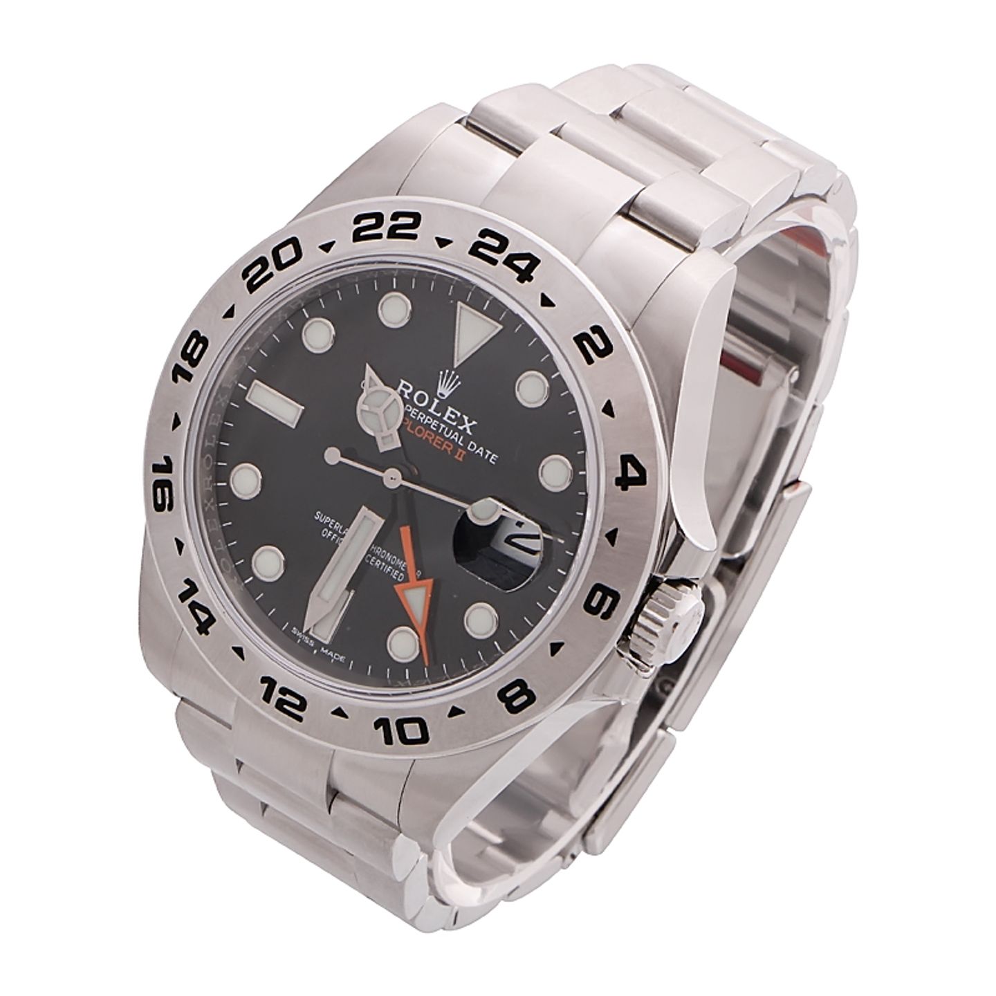 Rolex Explorer II 216570 (2020) - Zwart wijzerplaat 42mm Staal (2/4)