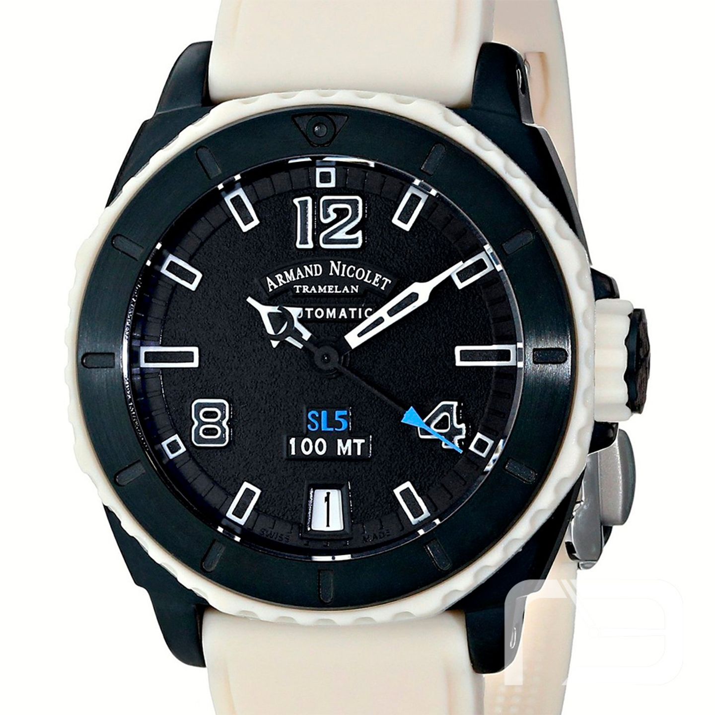 Armand Nicolet SL5 9615H-GR-G9615B - (1/5)