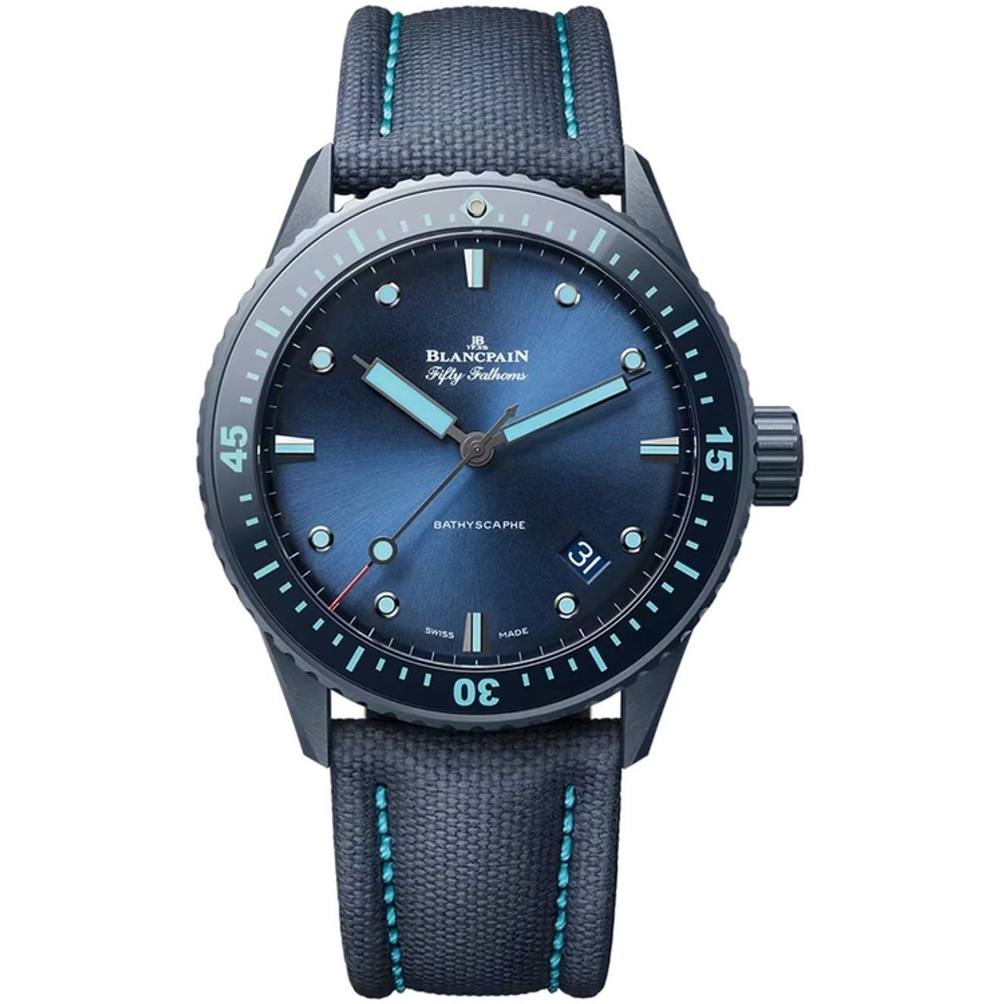 Blancpain Fifty Fathoms 5000A 0640 O52A (2026) - Onbekend wijzerplaat 44mm Onbekend (1/1)