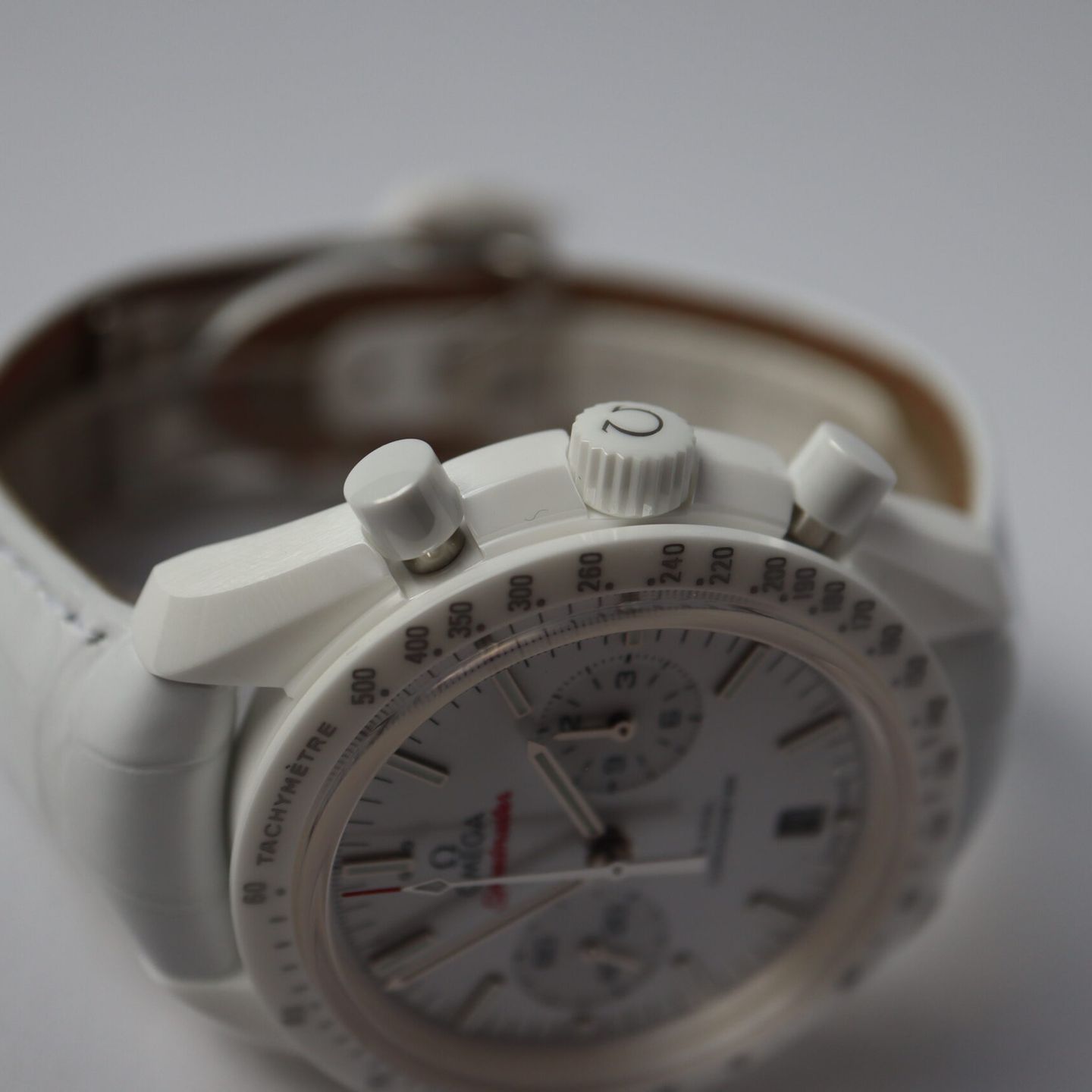 Omega Speedmaster 311.93.44.51.04.002 (2024) - White dial 44 mm Ceramic case (7/8)