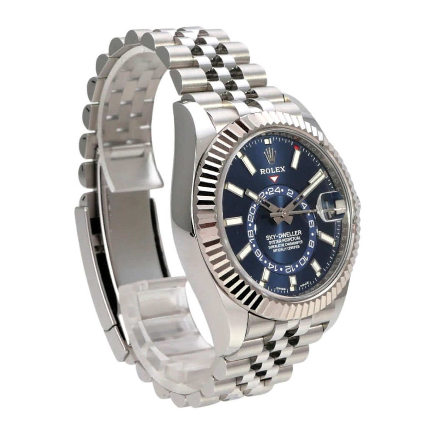 Rolex Sky-Dweller 326934 (2021) - Blue dial 42 mm Steel case (4/8)