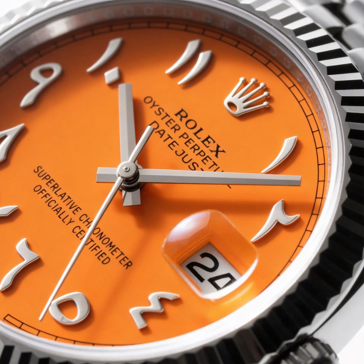 Rolex Datejust 41 126334 (2021) - Oranje wijzerplaat 41mm Staal (3/5)