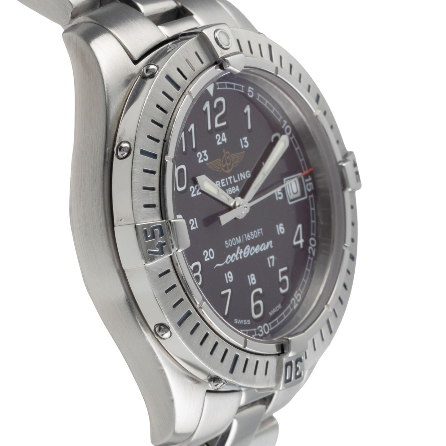 Breitling Colt A64350 (2001) - 38 mm Steel case (7/8)