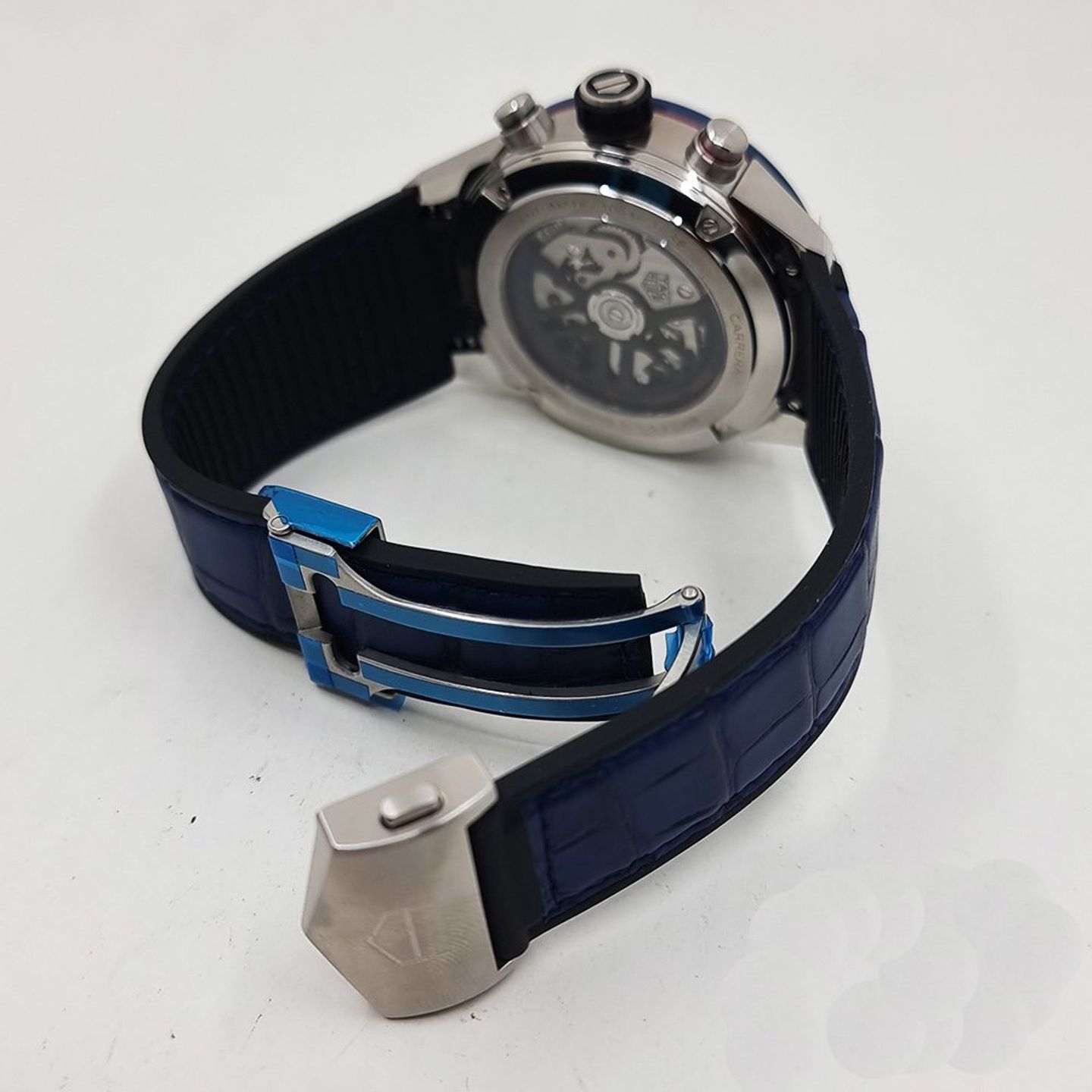 TAG Heuer Carrera CBG2011.FC6430 (2025) - Transparant wijzerplaat 43mm Staal (6/8)