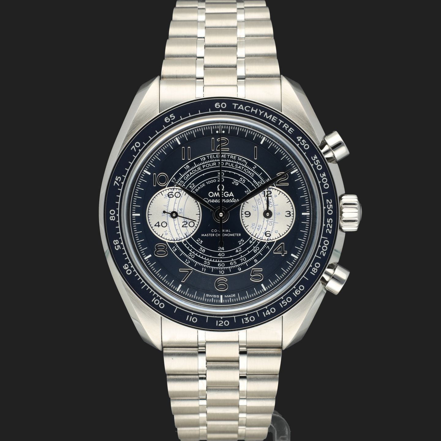 Omega Speedmaster Chronoscope 329.30.43.51.03.001 (2021) - Blue dial 43 mm Steel case (3/8)