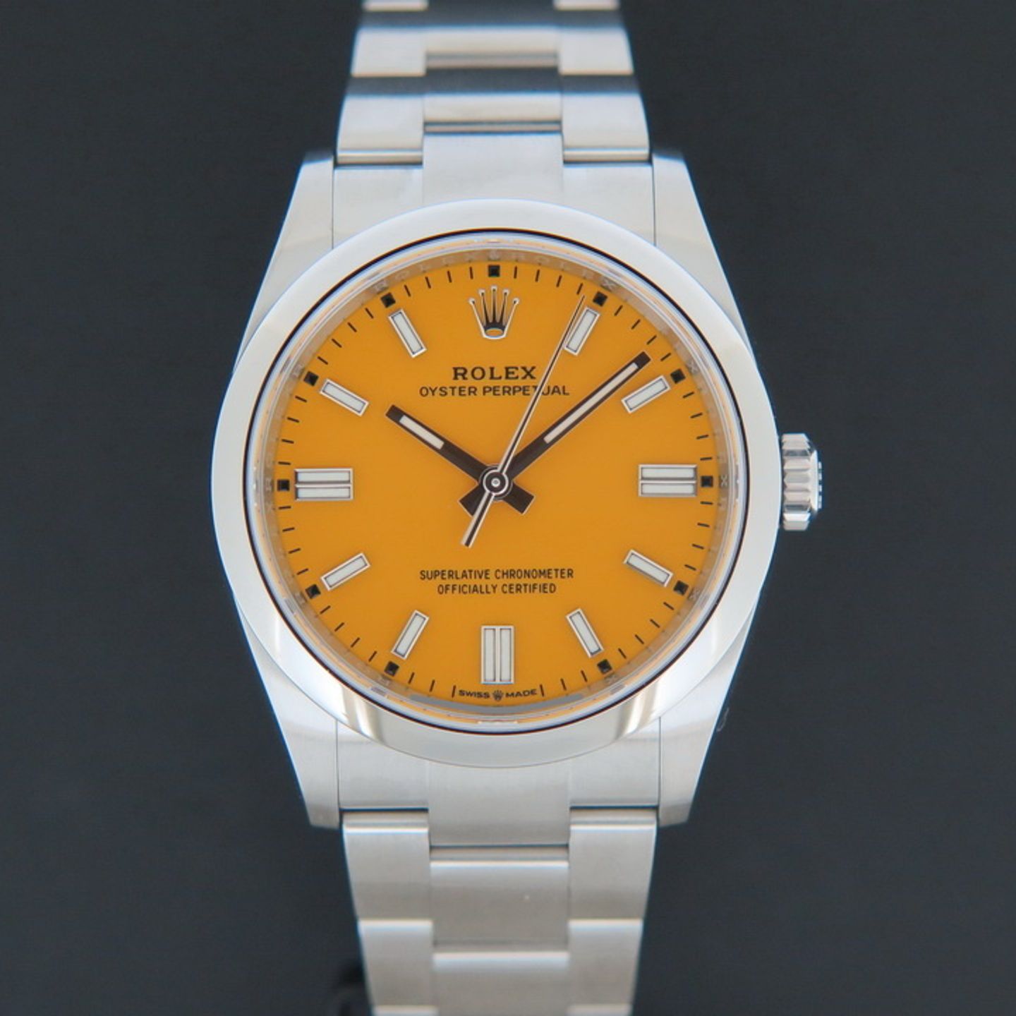 Rolex Oyster Perpetual 126000 (2022) - Turquoise wijzerplaat 36mm Staal (3/4)