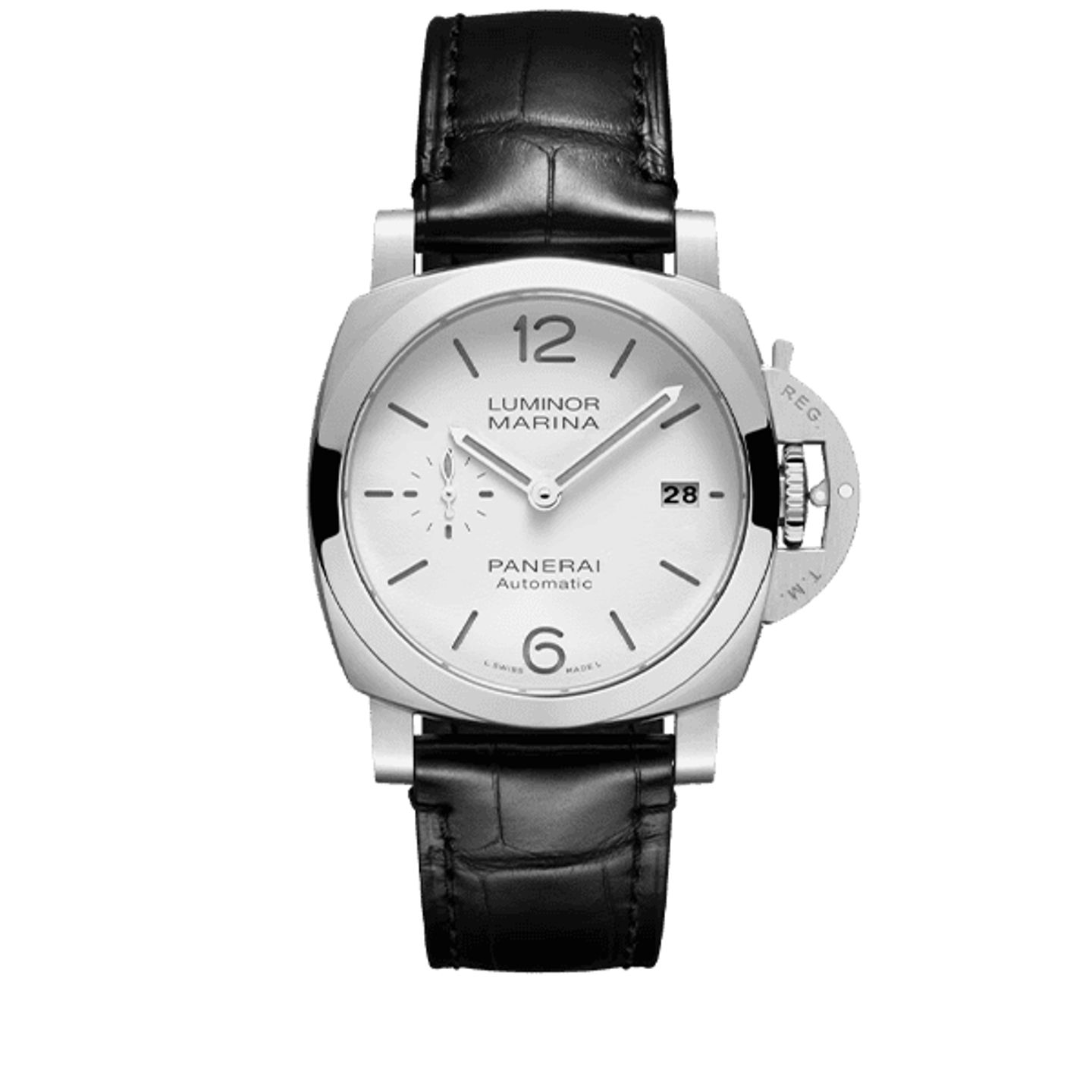 Panerai Luminor Marina PAM01371 (2026) - White dial 40 mm Steel case (1/8)