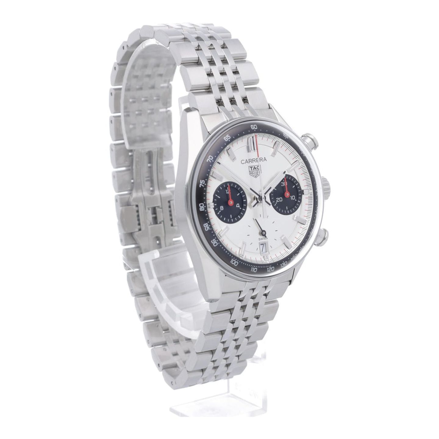 TAG Heuer Carrera CBS2216.BA0048 (2025) - Silver dial 39 mm Steel case (7/7)