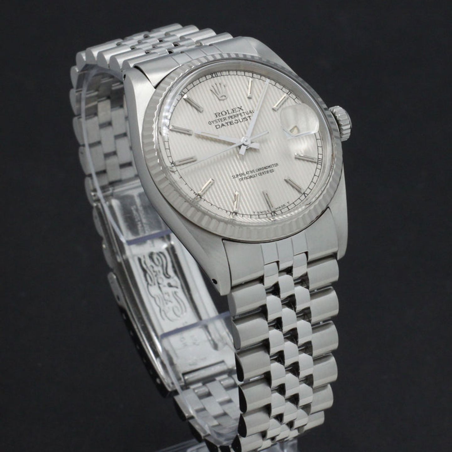 Rolex Datejust 36 16014 (1984) - Zilver wijzerplaat 36mm Staal (4/7)