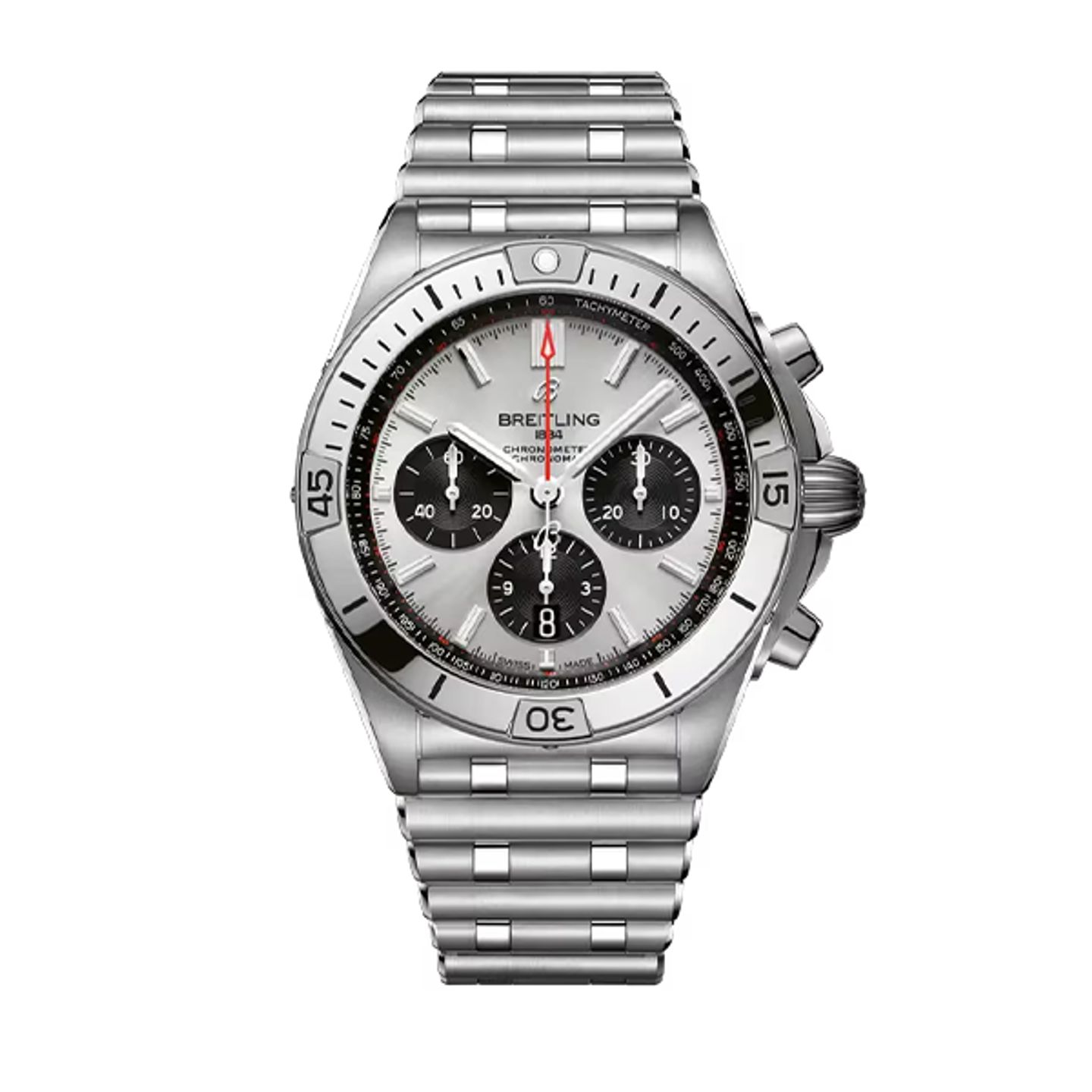 Breitling Chronomat 42 AB0134101G1A1 (2025) - Silver dial 42 mm Steel case (1/8)
