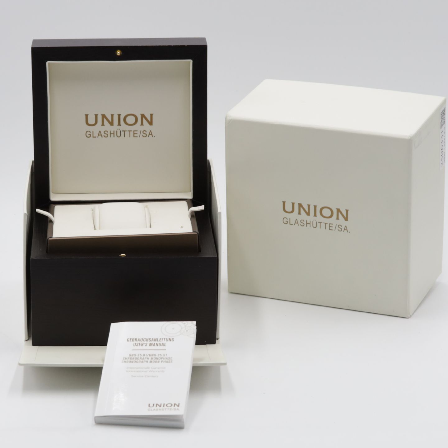 Union Glashütte Belisar Chronograph D009.425.17.057.01 (2020) - Black dial 45 mm Steel case (8/8)