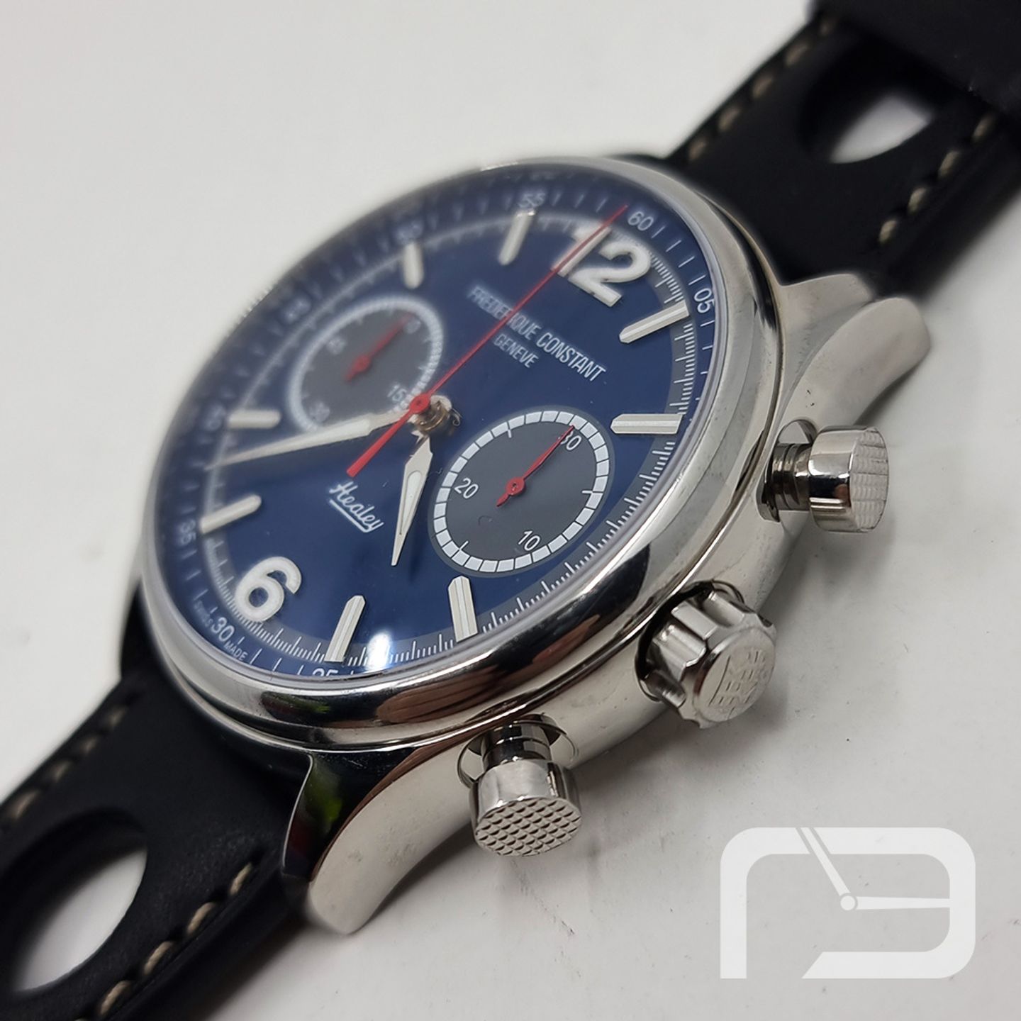 Frederique Constant Vintage Rally FC-397HFNG5B6 (2024) - Blue dial 42 mm Steel case (3/8)