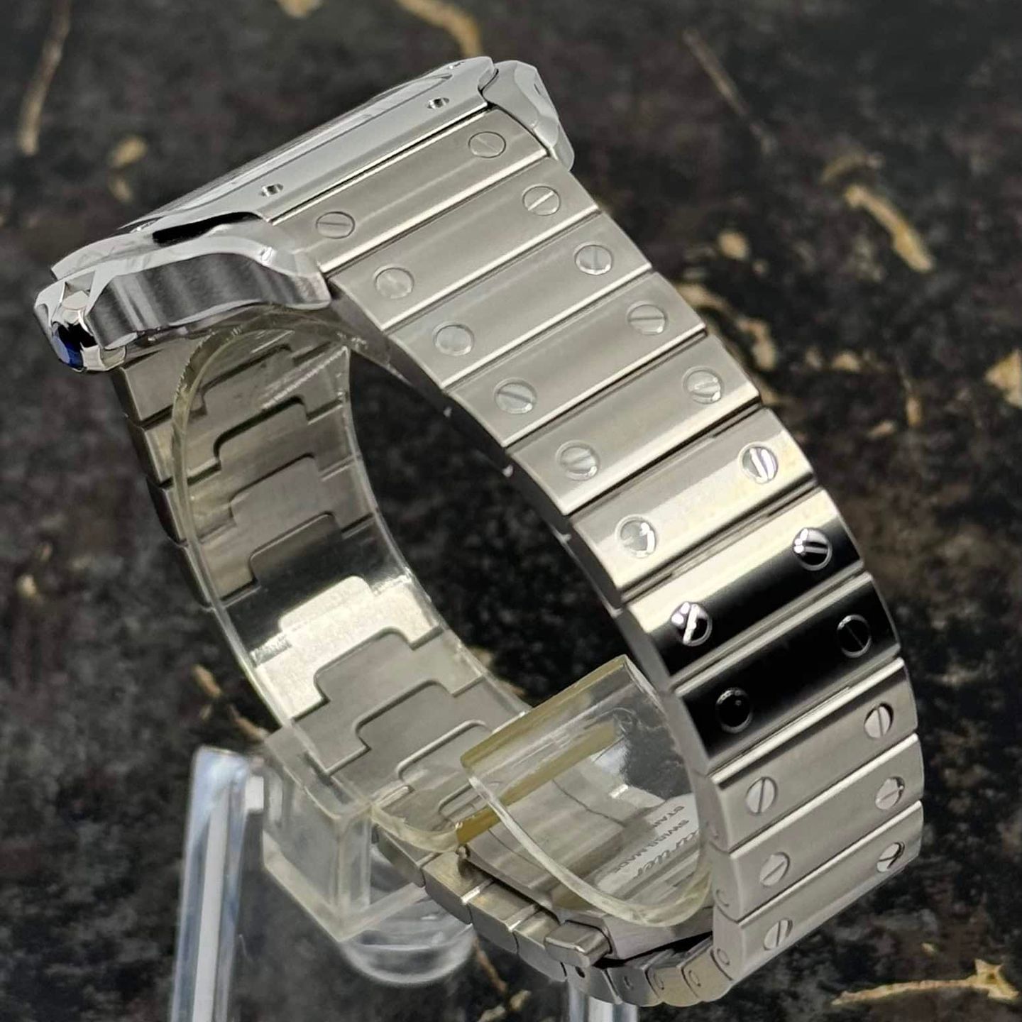 Cartier Santos WSSA0029 (2026) - Silver dial 35 mm Steel case (8/8)