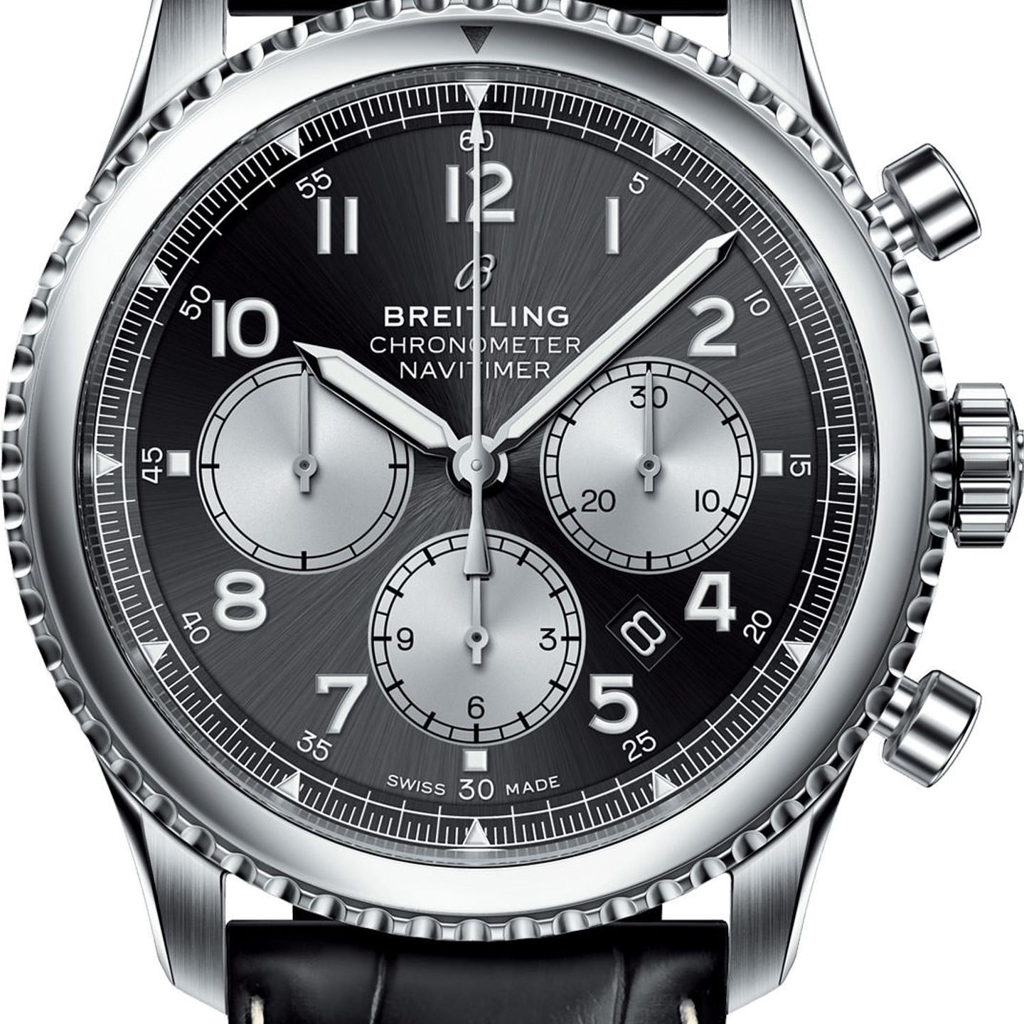 Breitling Navitimer 8 AB0117131B1P1 (2024) - Zwart wijzerplaat 43mm Staal (1/1)