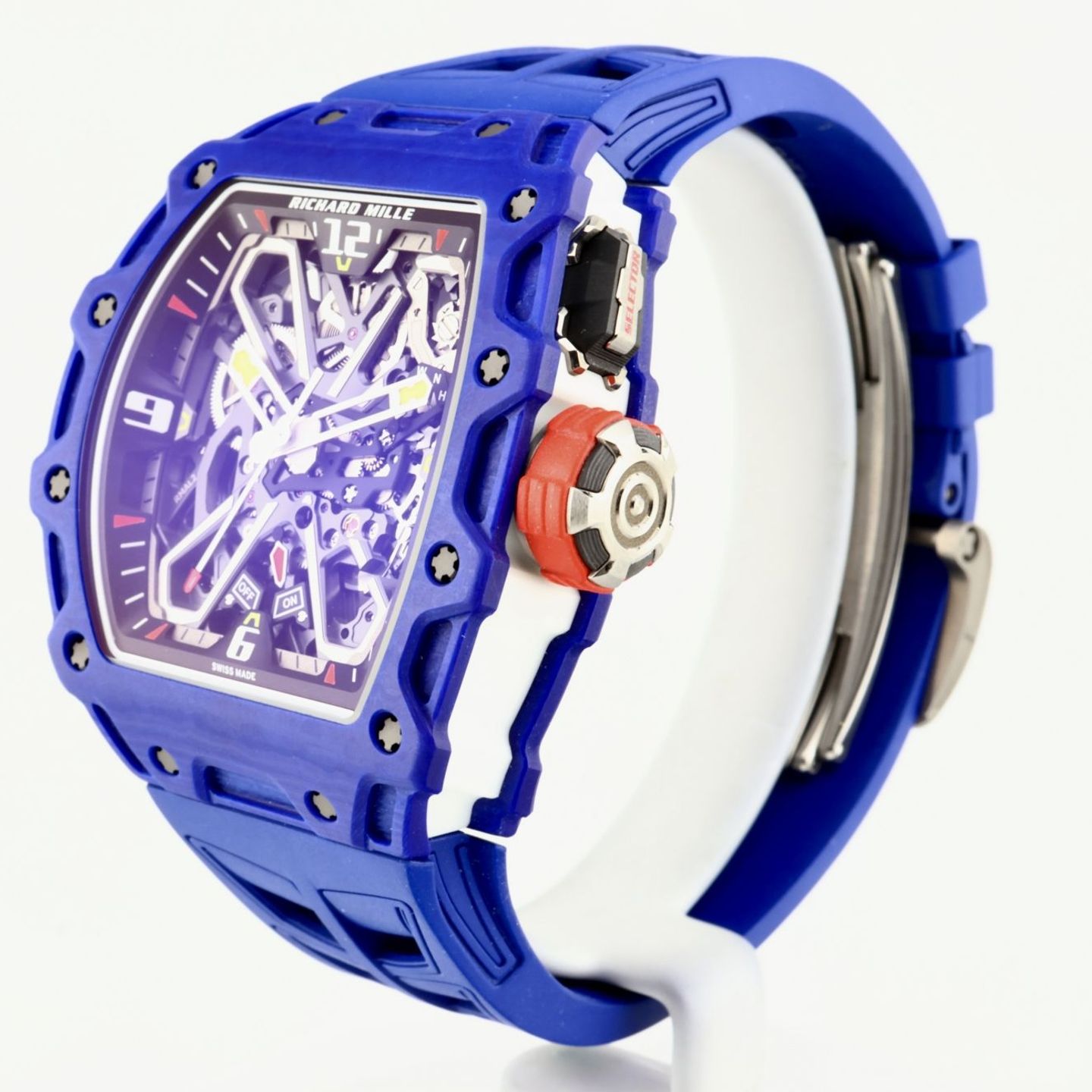Richard Mille RM 035 RM35-03 FQ (2025) - Transparant wijzerplaat 43mm Carbon (2/8)