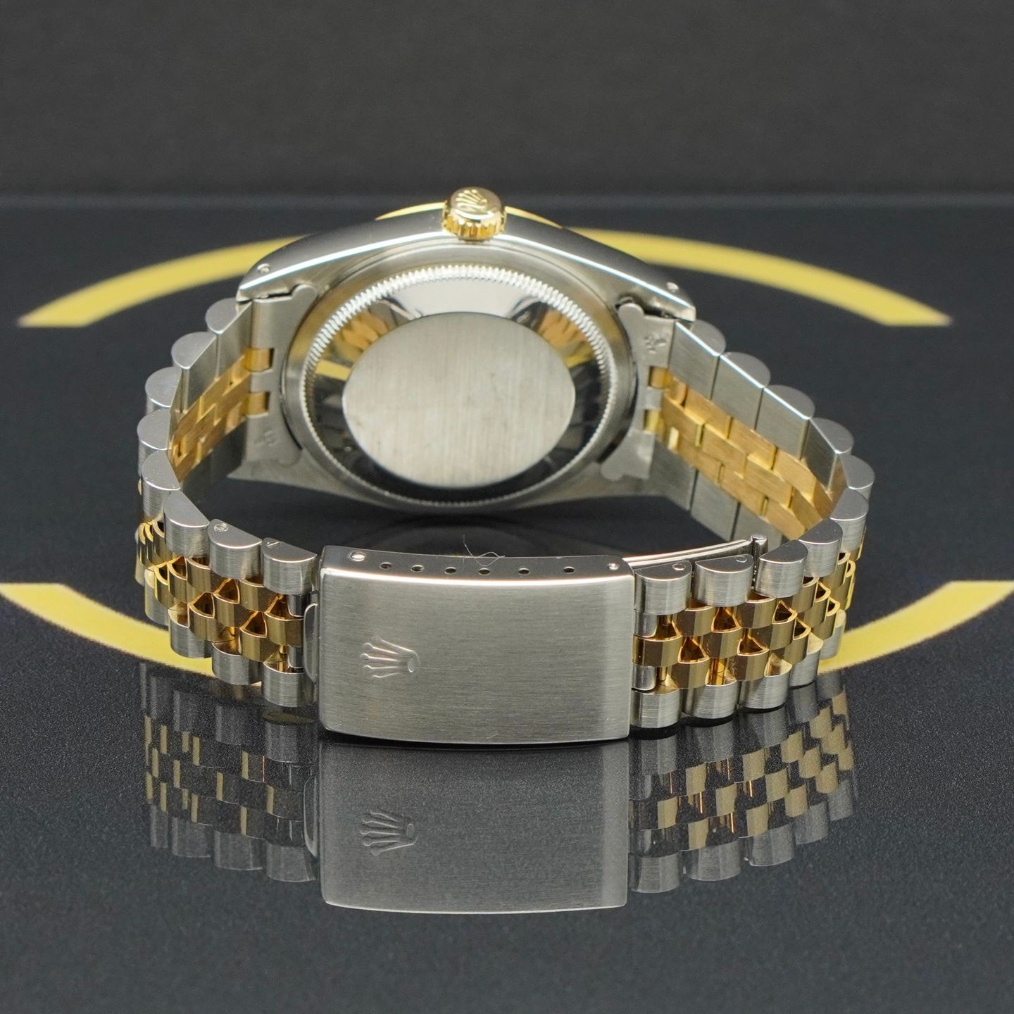 Rolex Datejust 36 16233 (1991) - Black dial 36 mm Gold/Steel case (7/7)