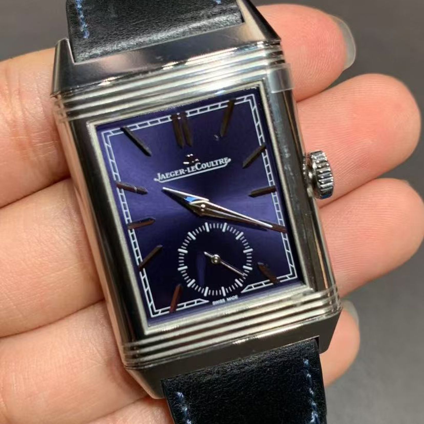 Jaeger-LeCoultre Reverso Q397848J (2024) - Blue dial 28 mm Steel case (1/2)