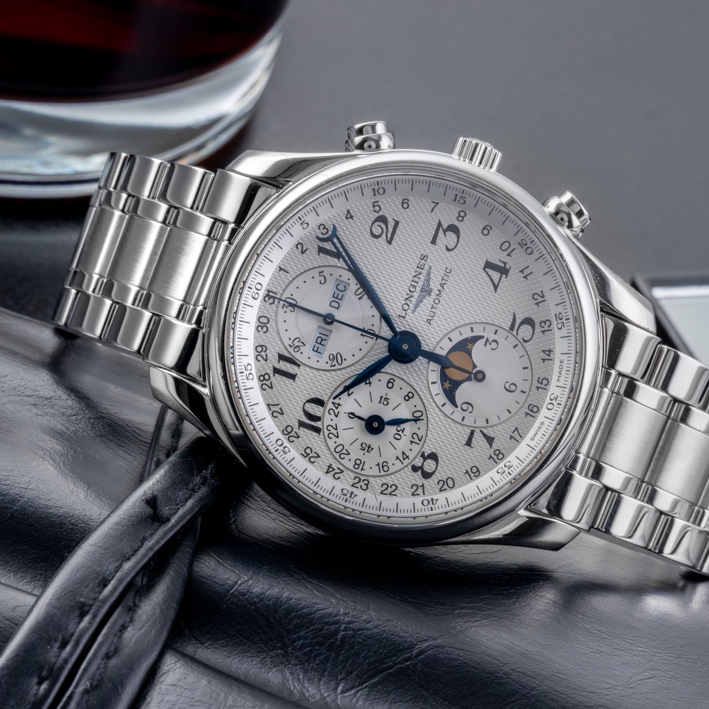 Longines Master Collection L2.673.4.78.6 (Unknown (random serial)) - White dial 40 mm Steel case (2/8)